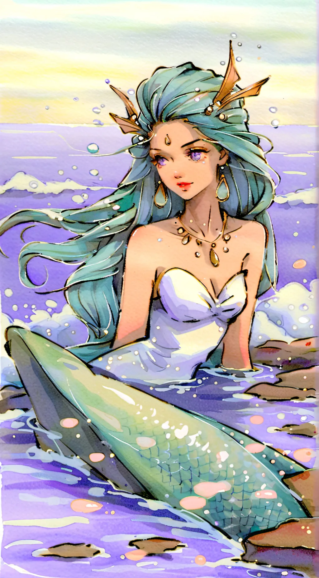 ai character: 💘🌊Esia 🌊💘 background