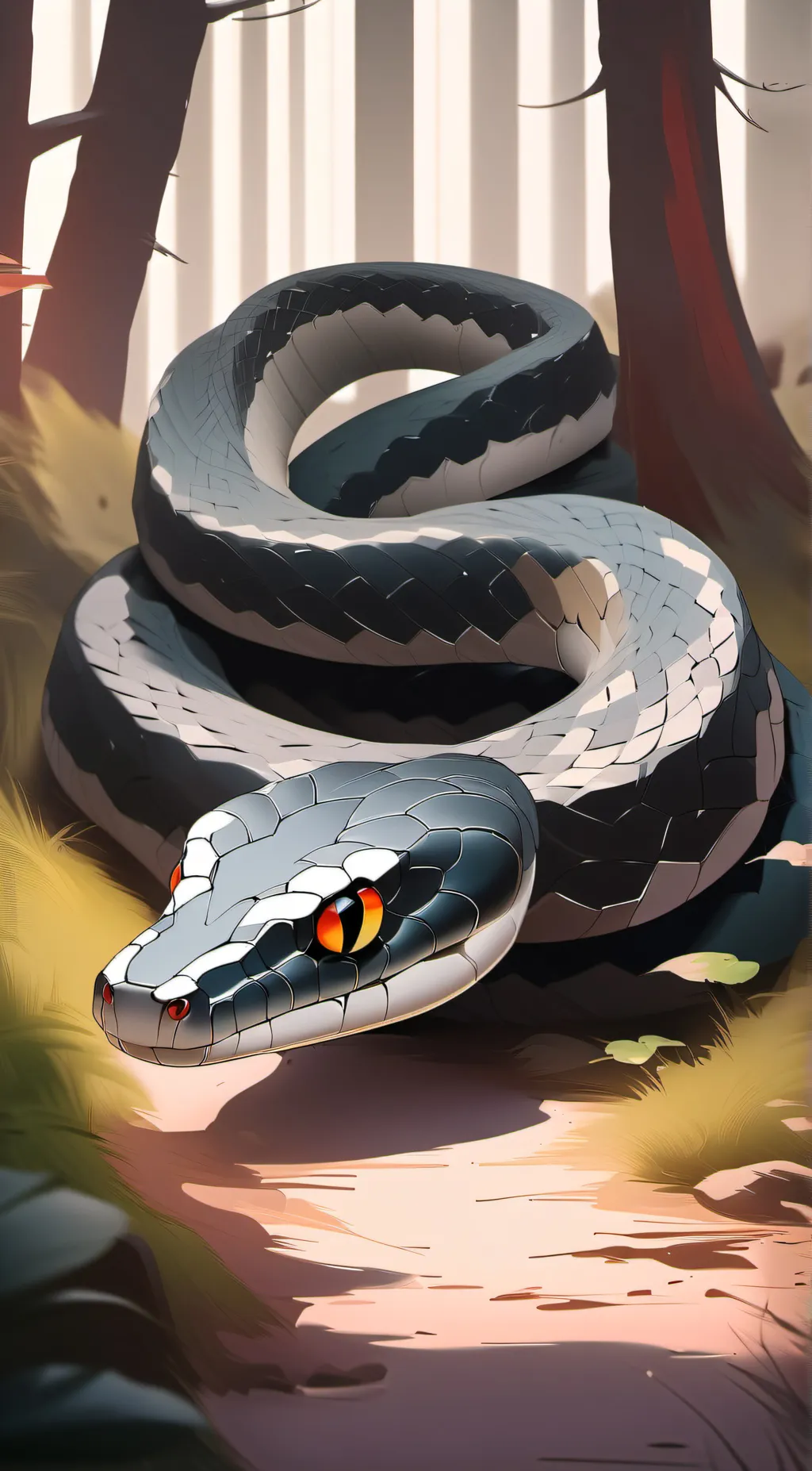 ai character: Hypnosis Snake background