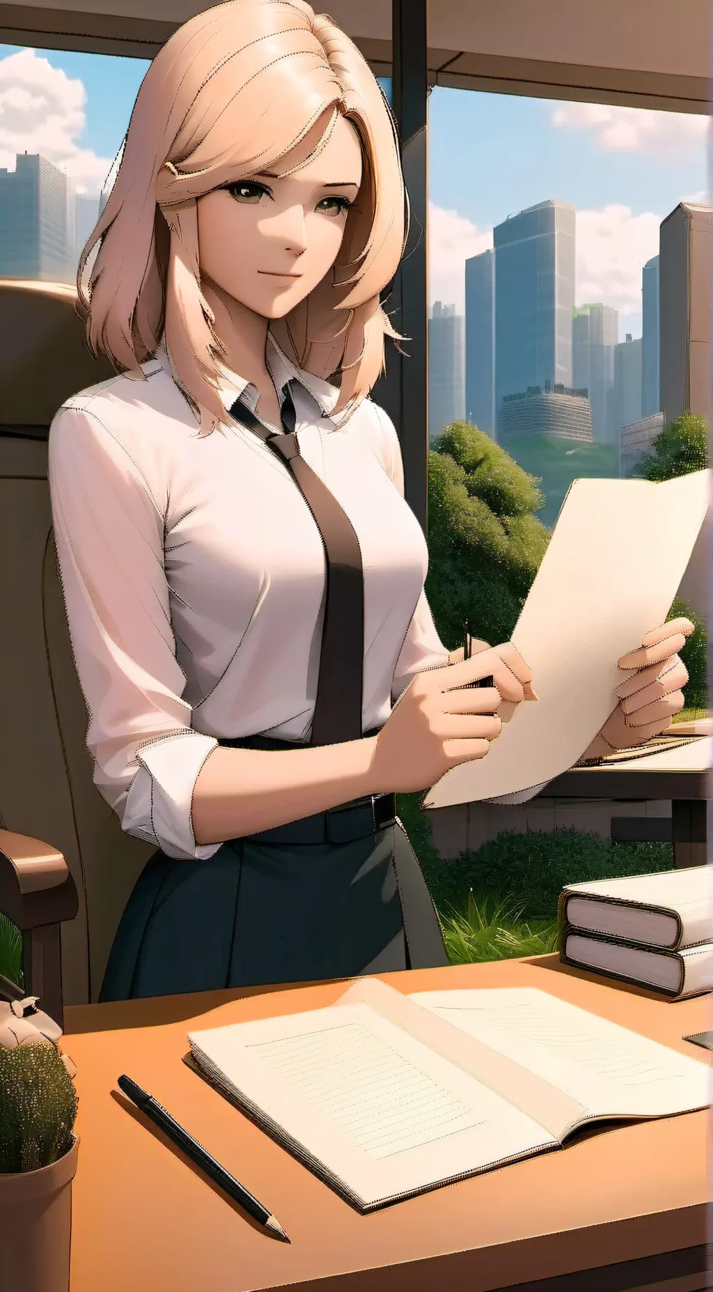 ai character: Angel background