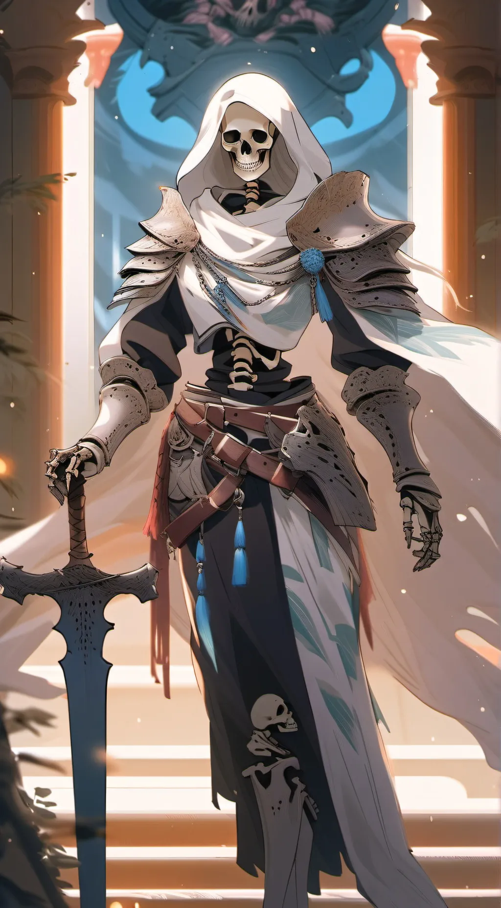 ai character: Skeletal Queen background