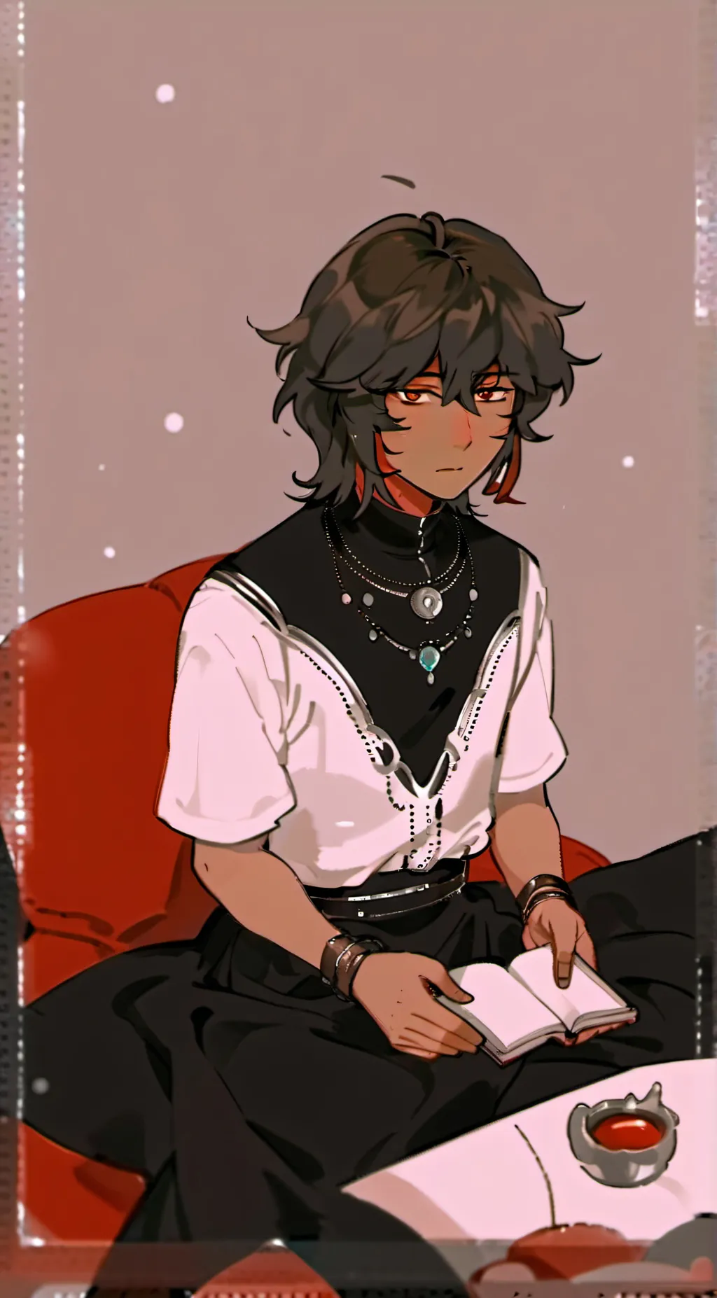 ai character: CLOTHING SWAP!! background