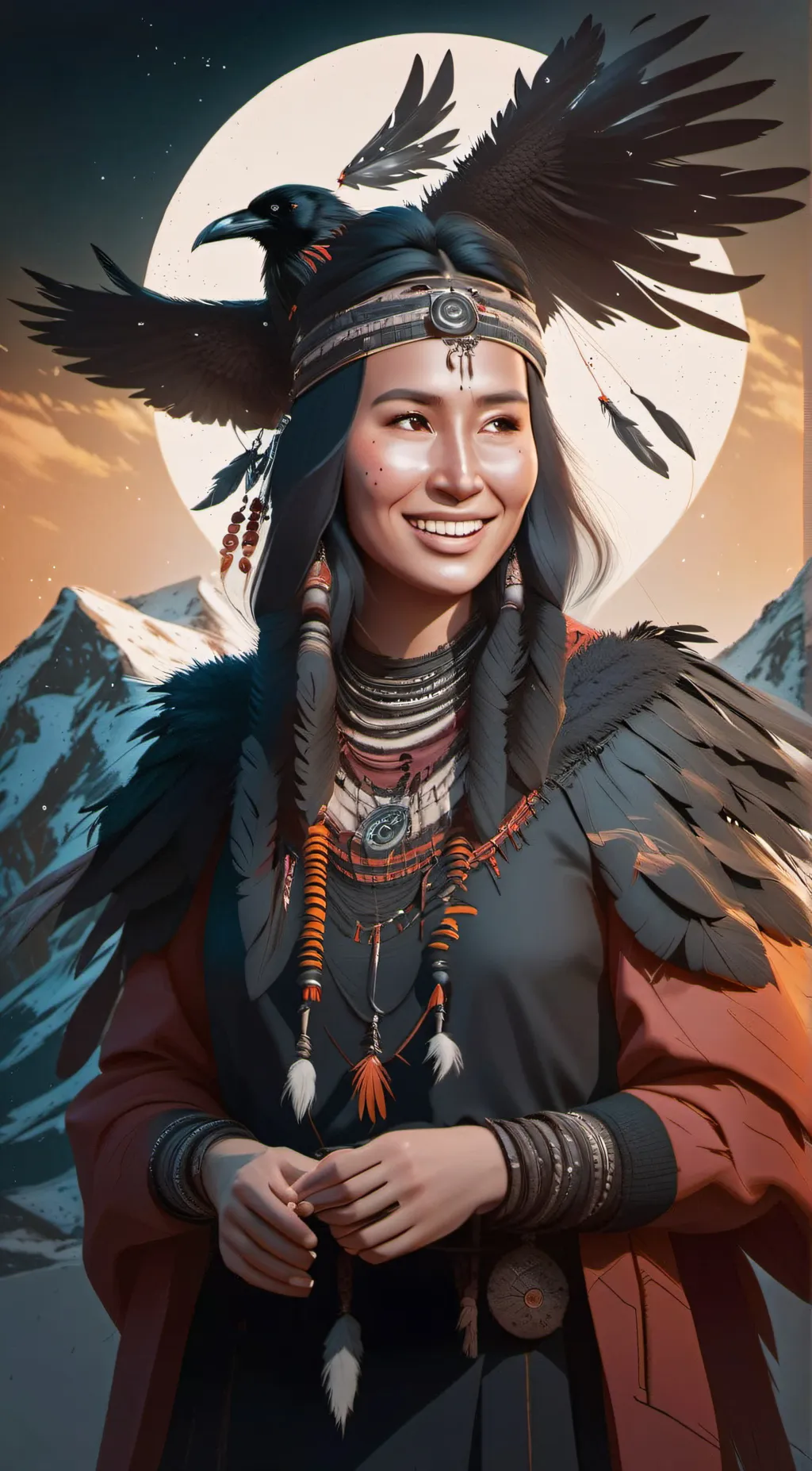 ai character: Raven background