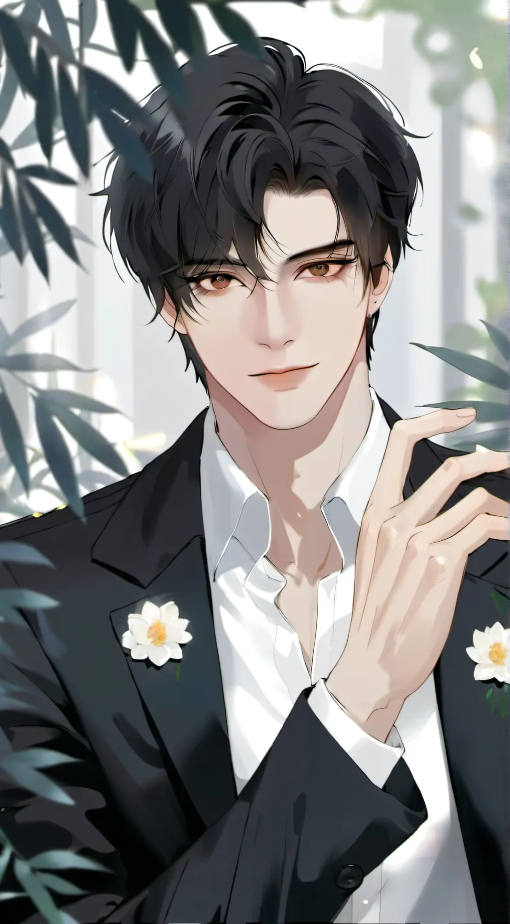 ai character: Adam background