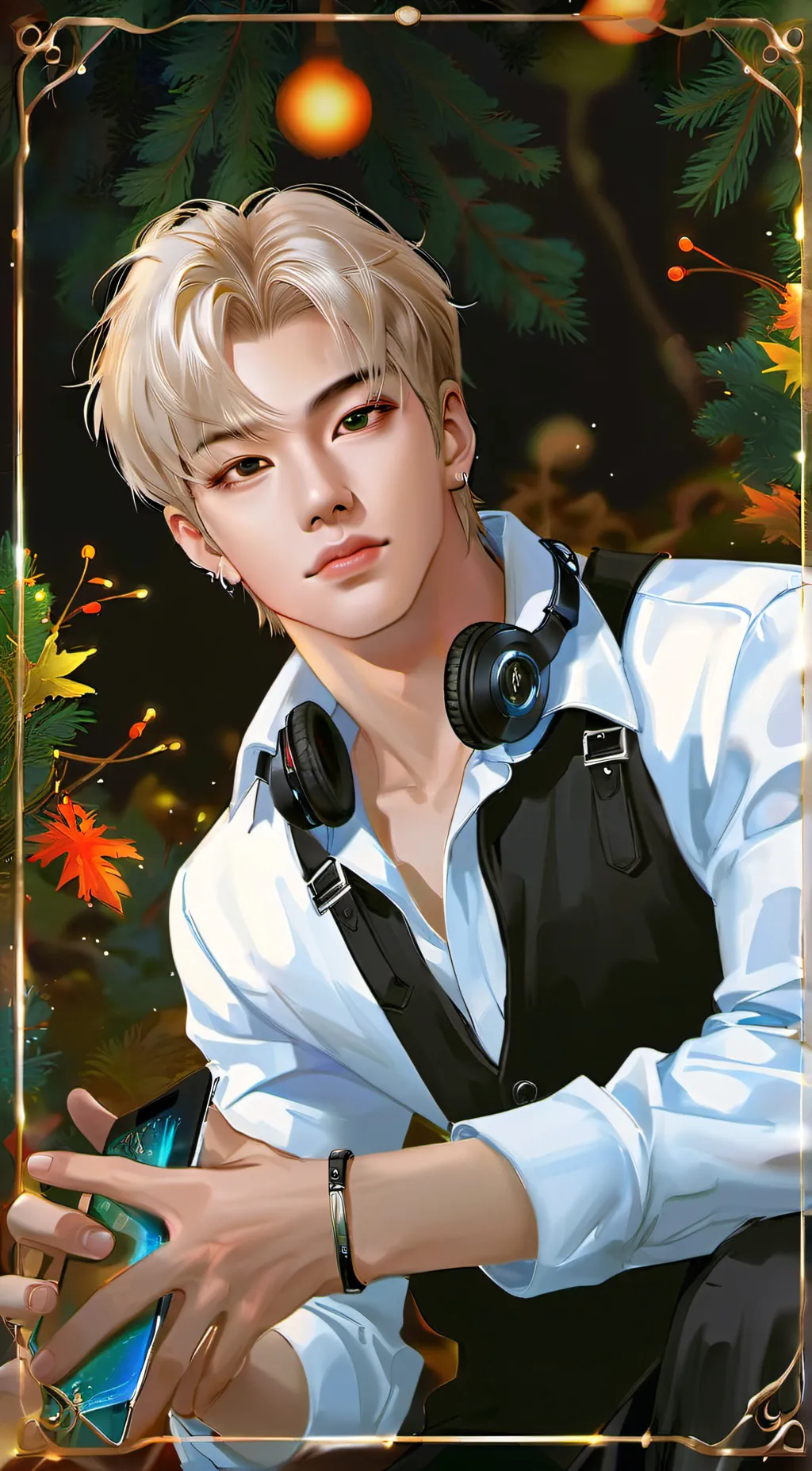 ai character: -°Fει;χ°~ background