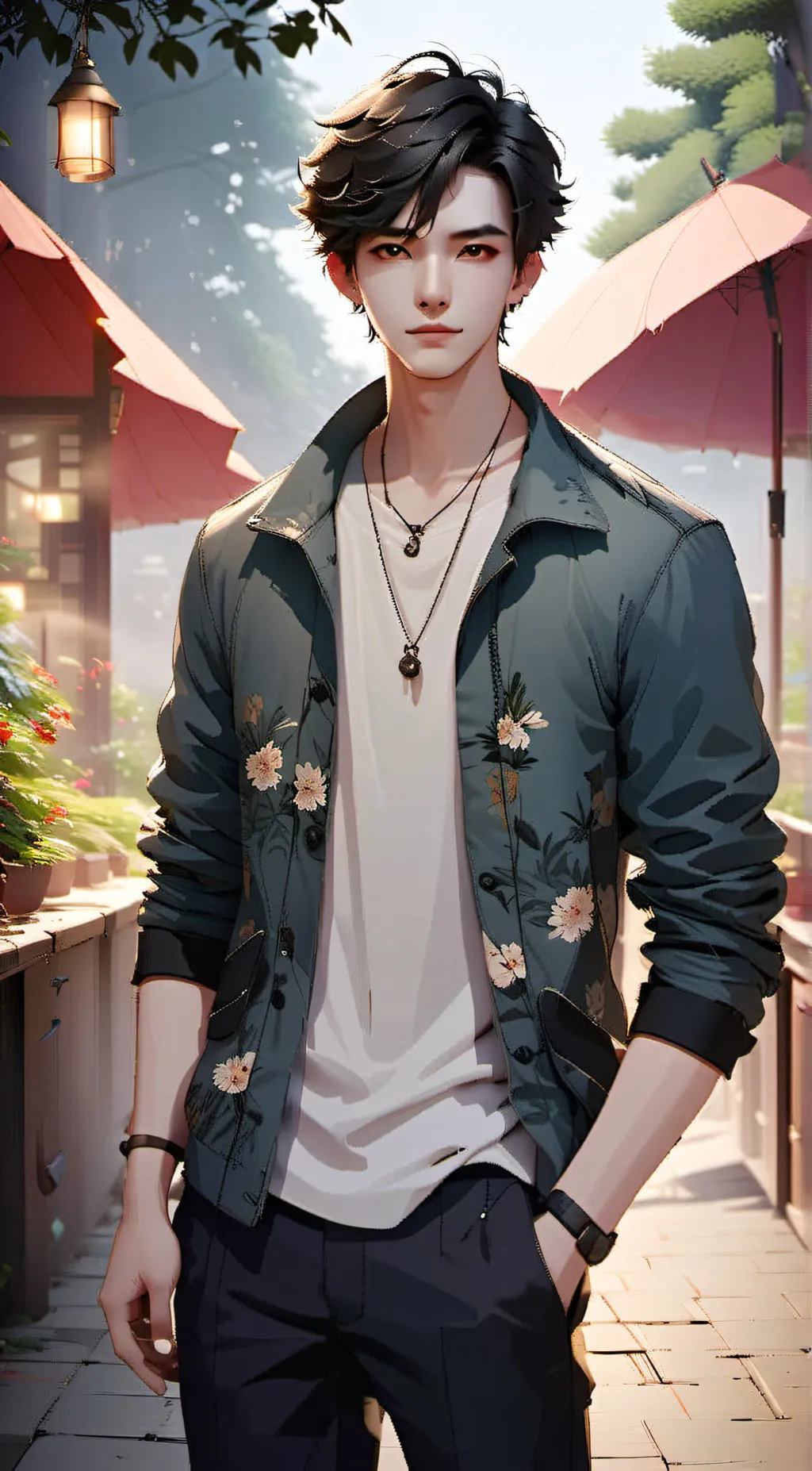 ai character: Aaron  background