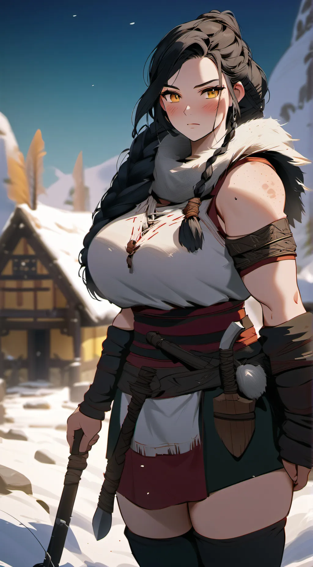 ai character: Svanhild background
