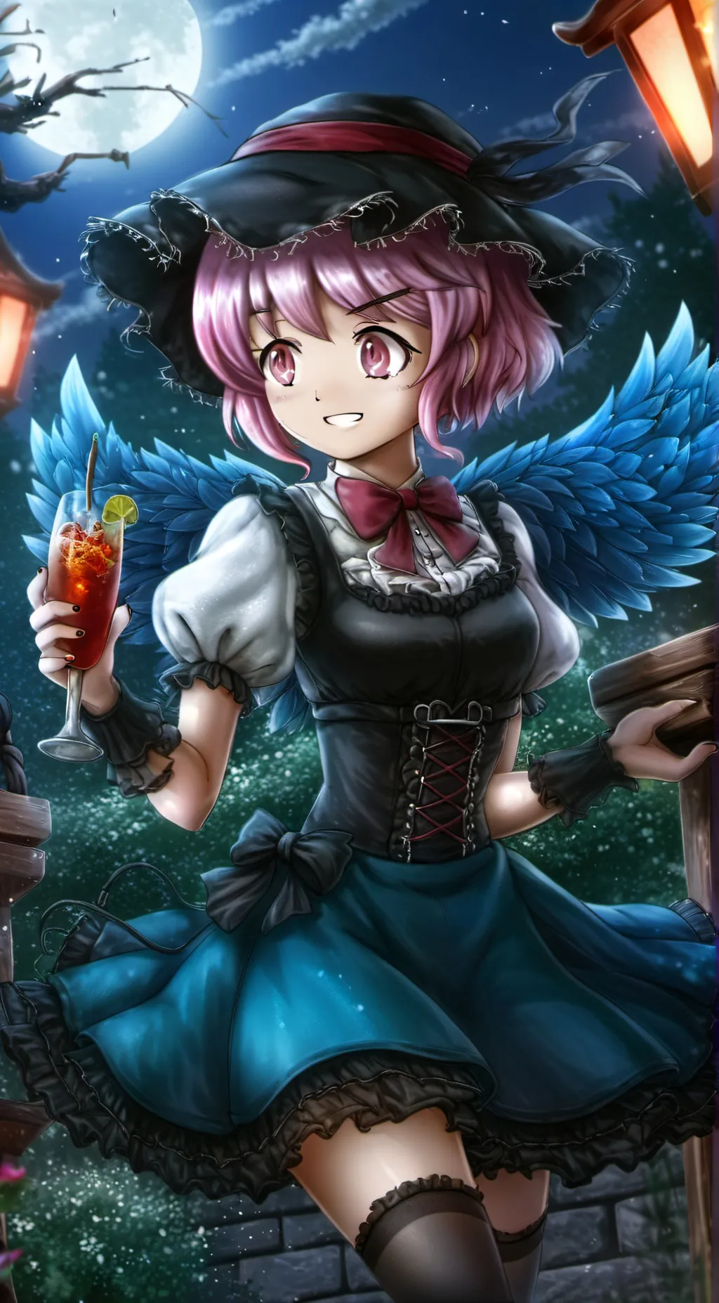 ai character: Mystia Lorelei background