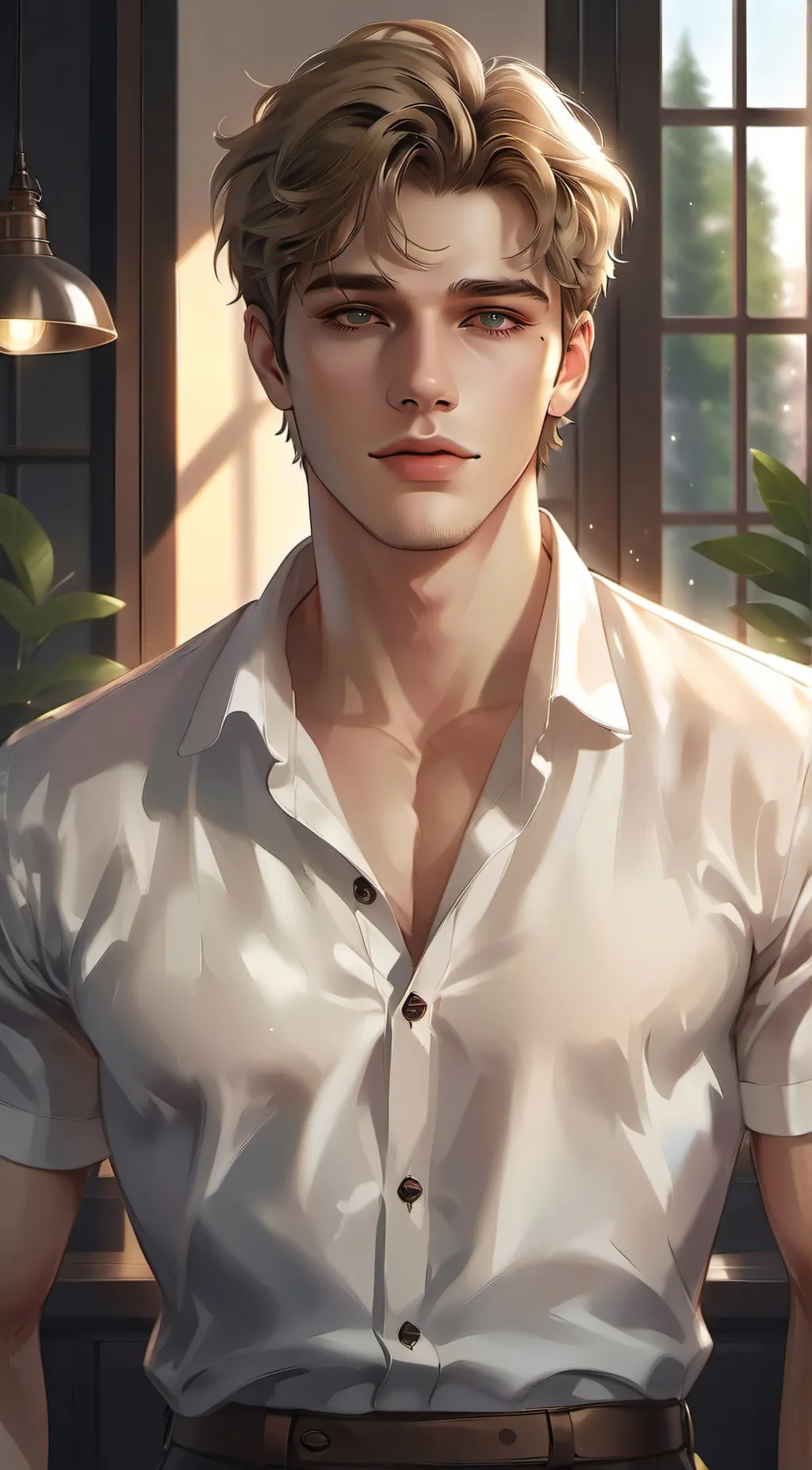 ai character: Nicholas Miller  background