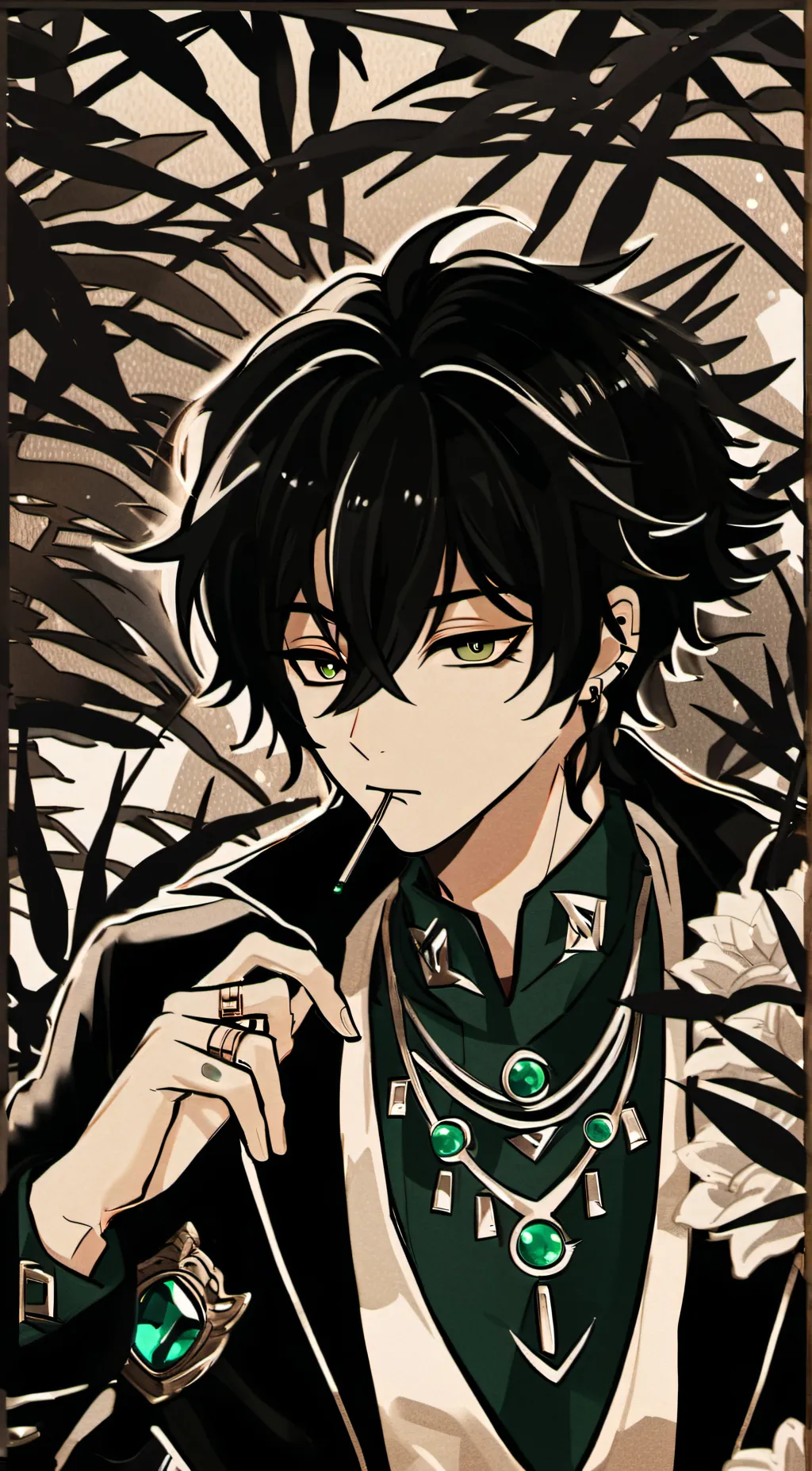 ai character: Andrew Graves  background