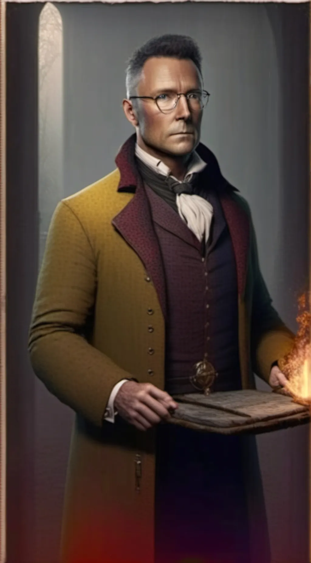 ai character: phil Fleischman background