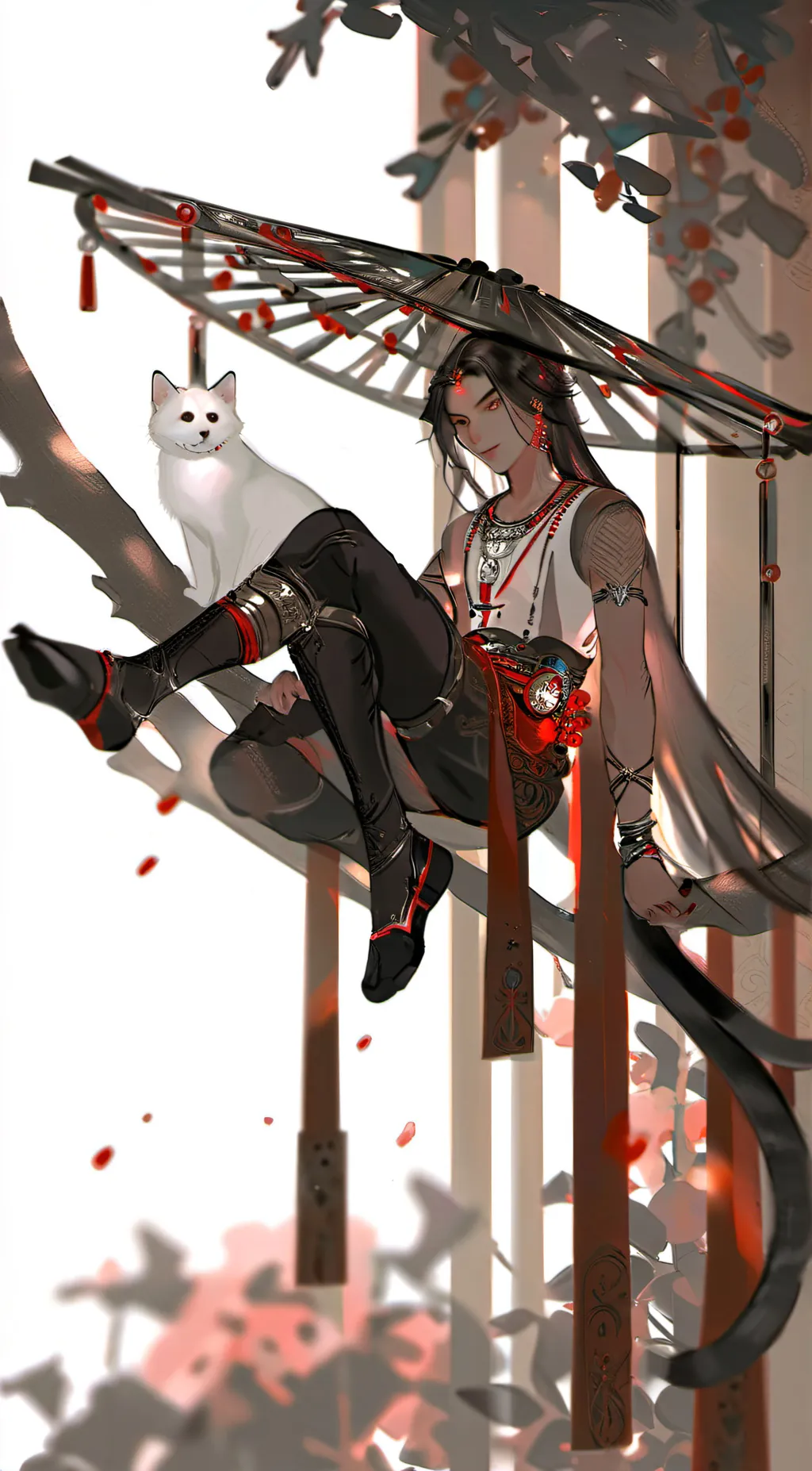 ai character: ailly and maxca background