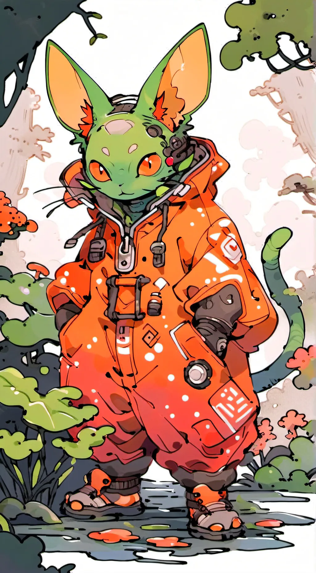 ai character: gnapry gnap background