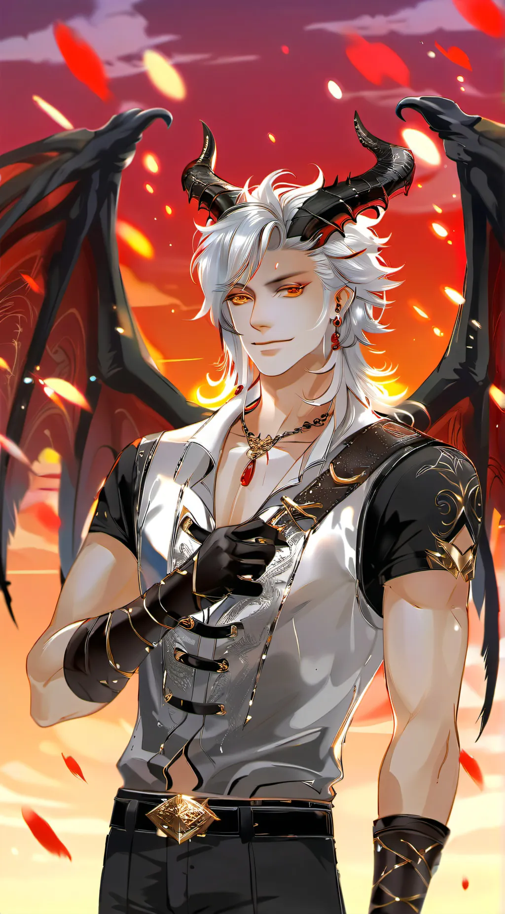 ai character: Daniel  background