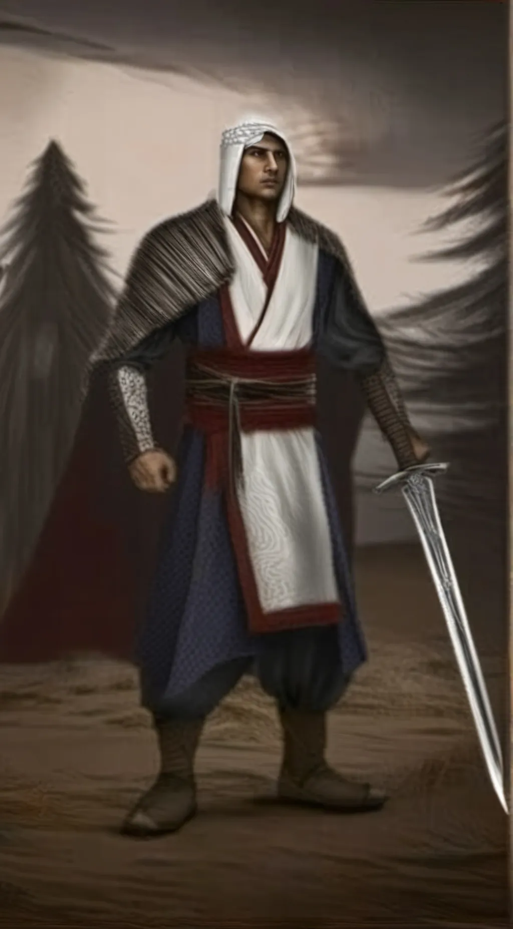 ai character: Altaïr  background