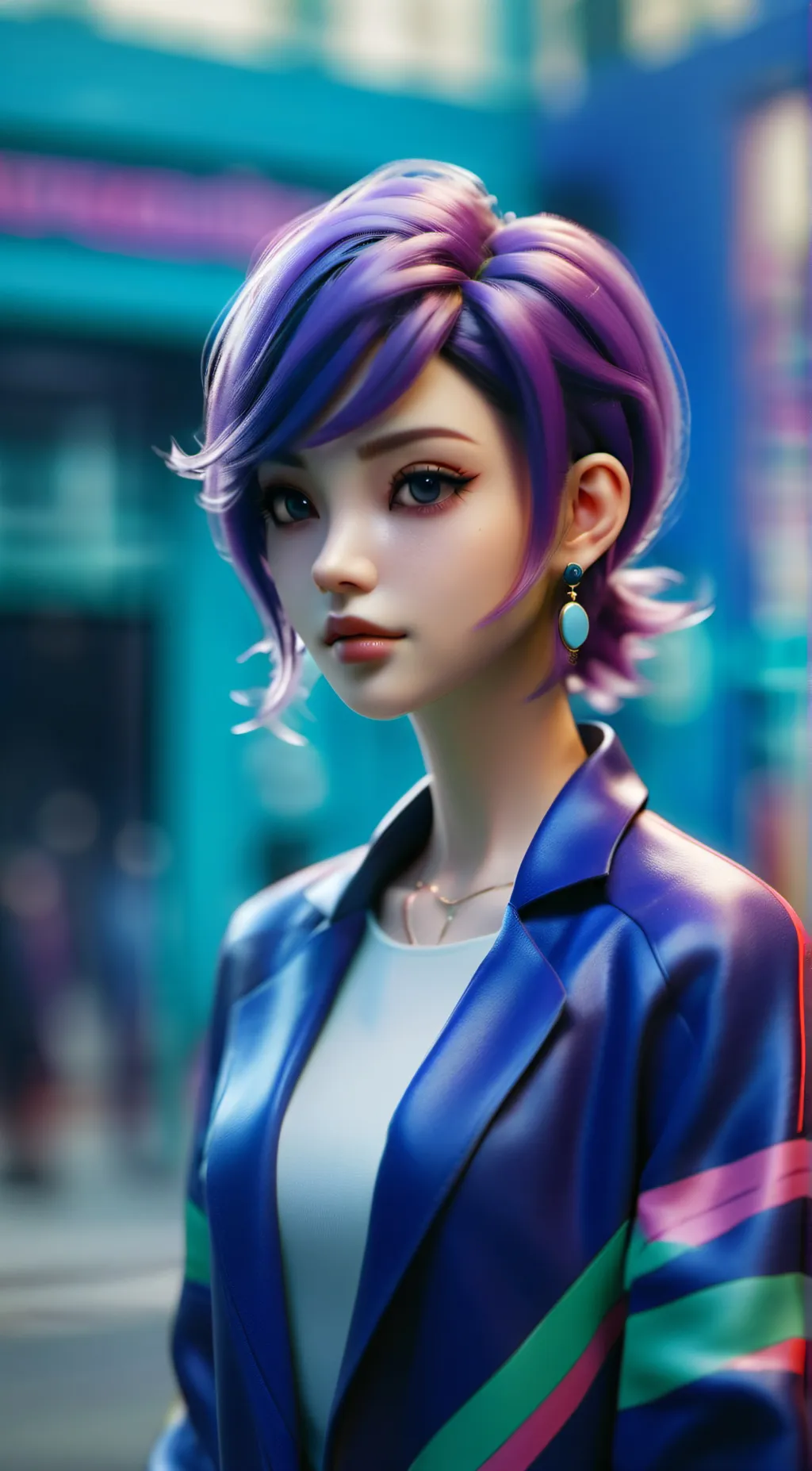 ai character: lily background