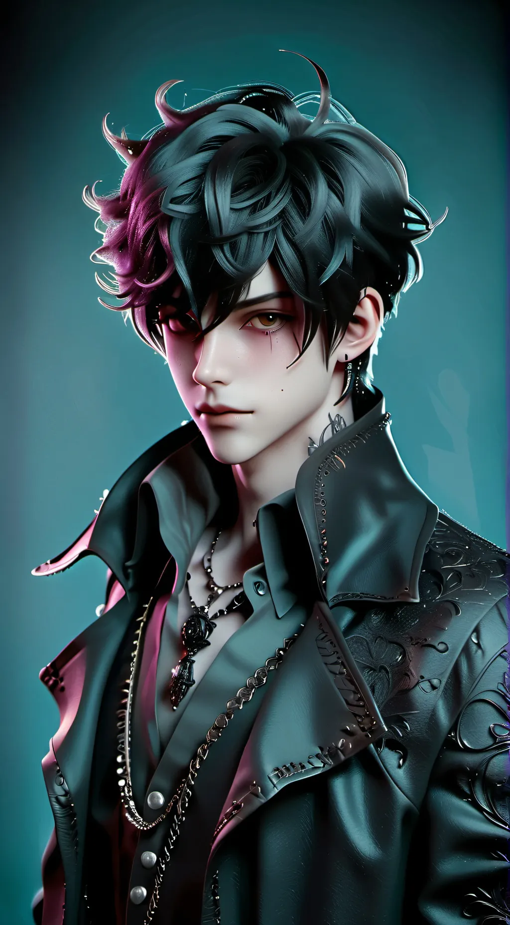 ai character: Damien background
