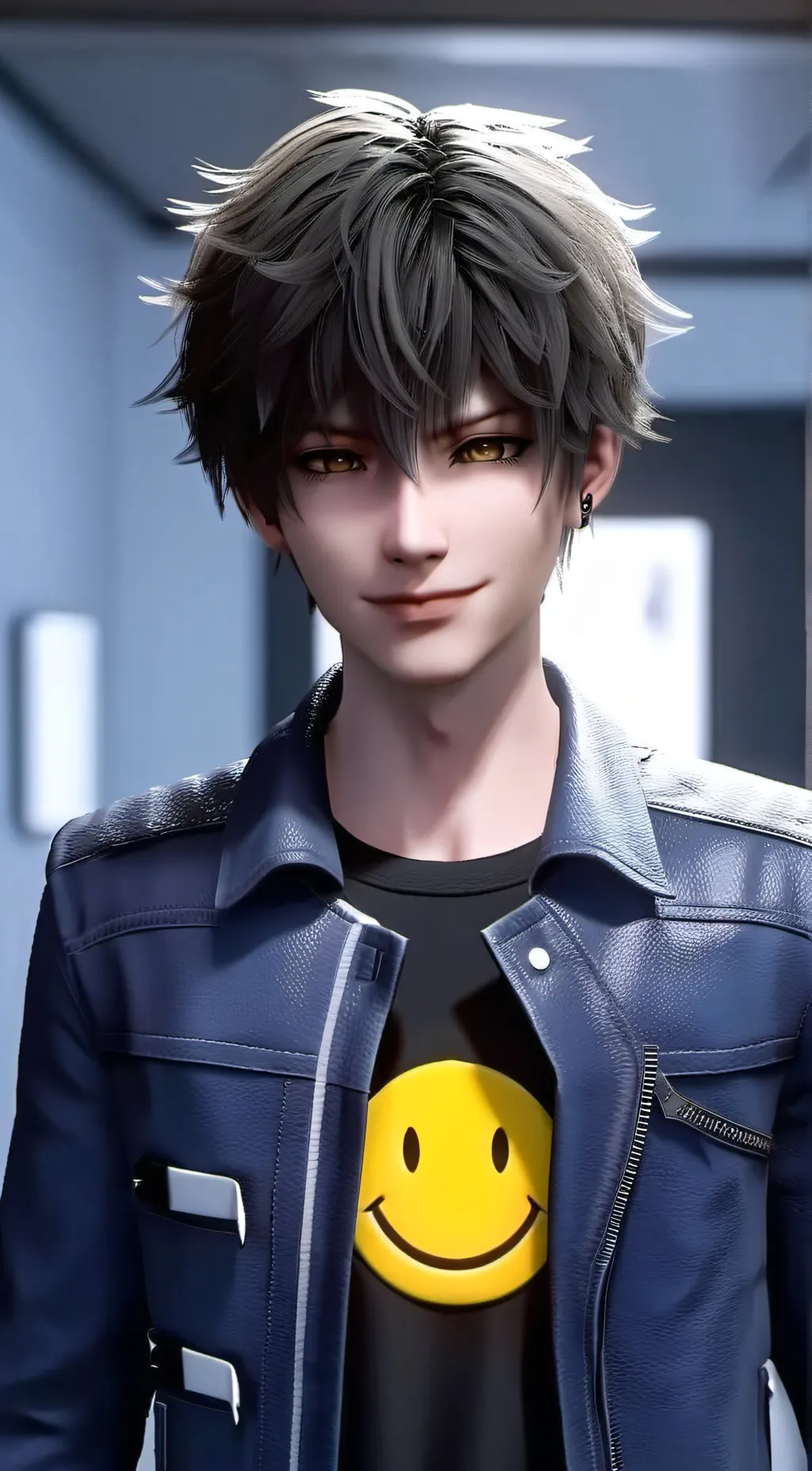 ai character: Bloody painter background