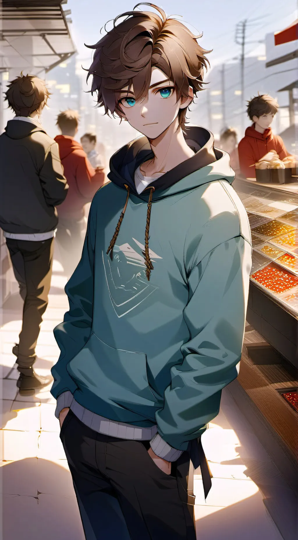 ai character: ♏︎Mike♏︎ background