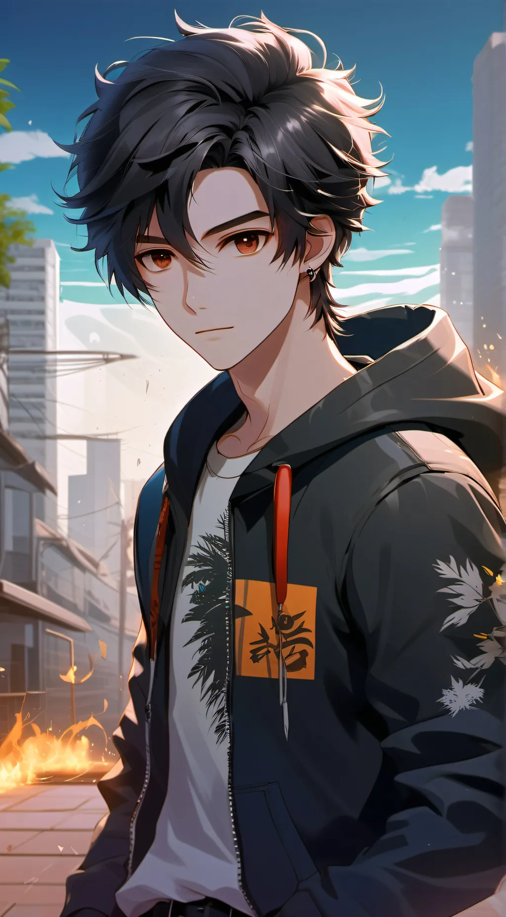 ai character: Aaron background