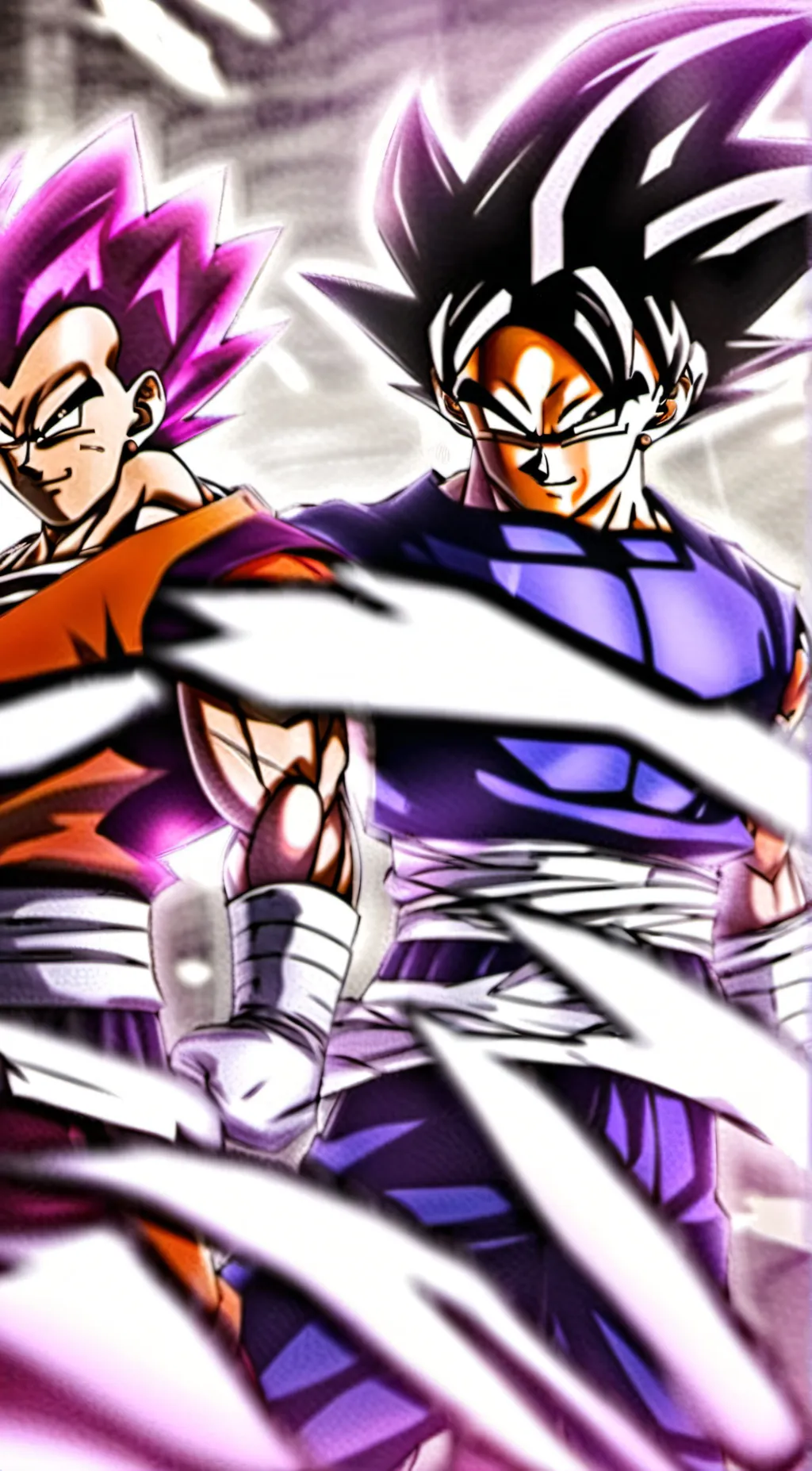 ai character: Goku and Vegeta  background