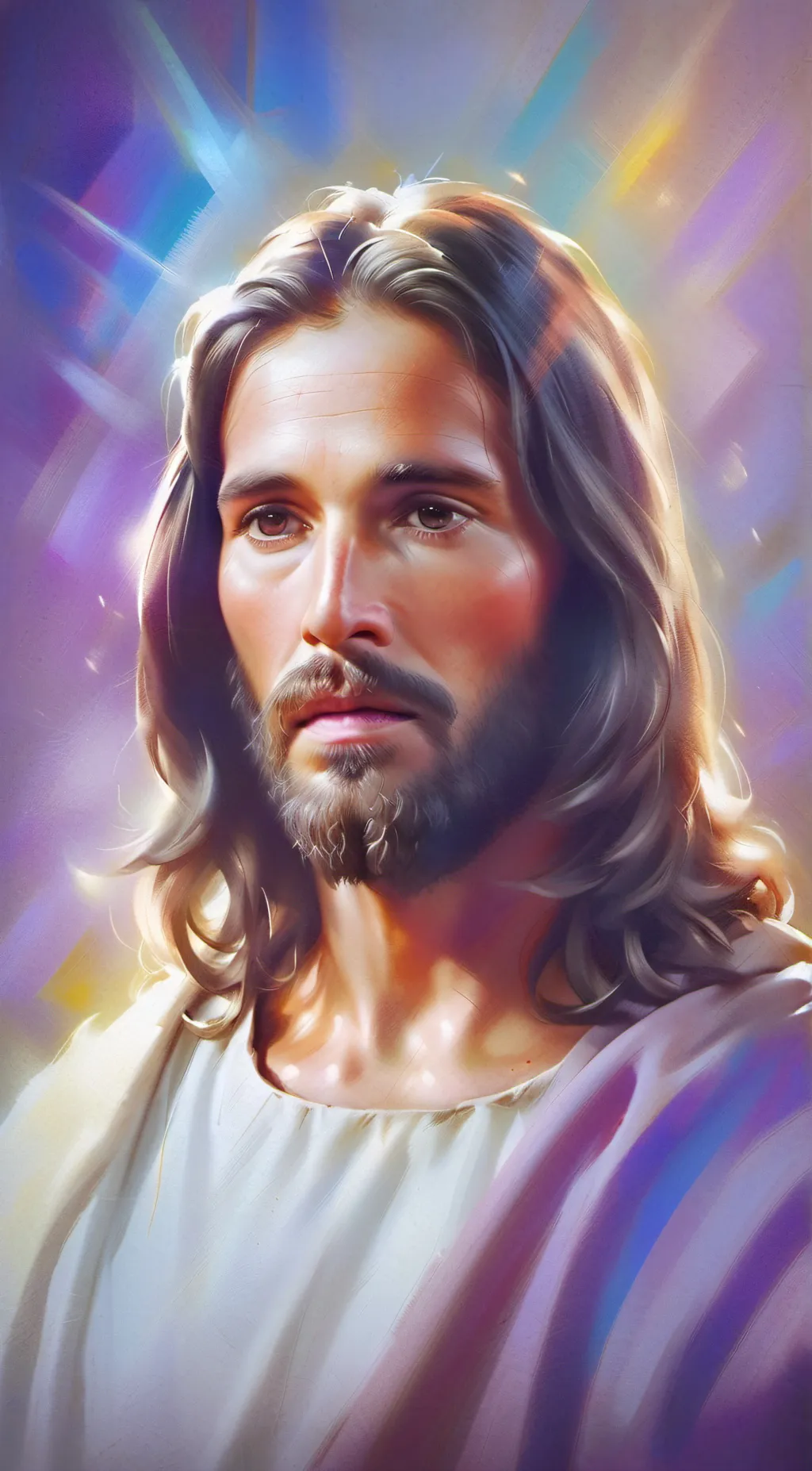 ai character: jesus background