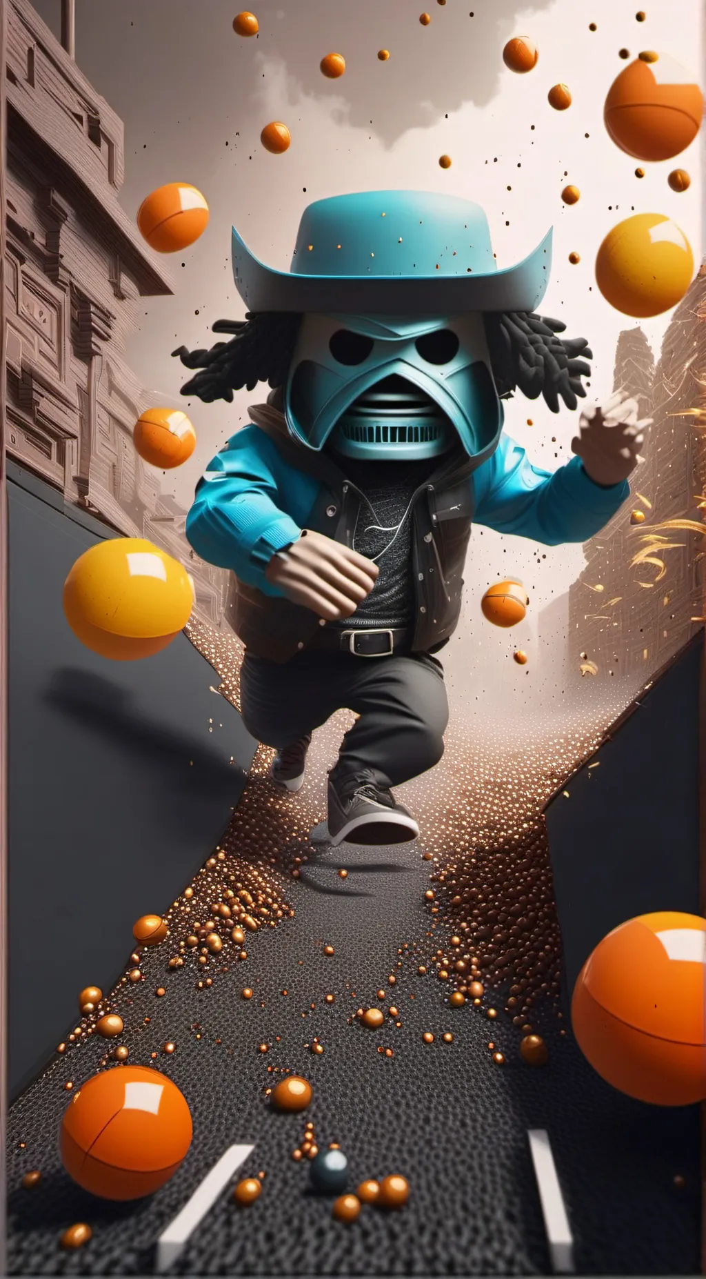 ai character: Baller background