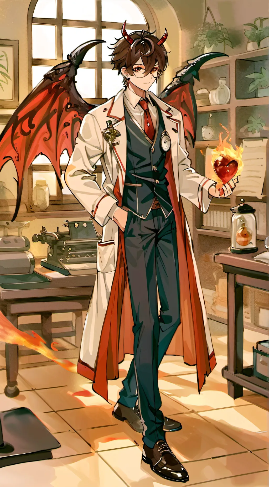 ai character: Max background