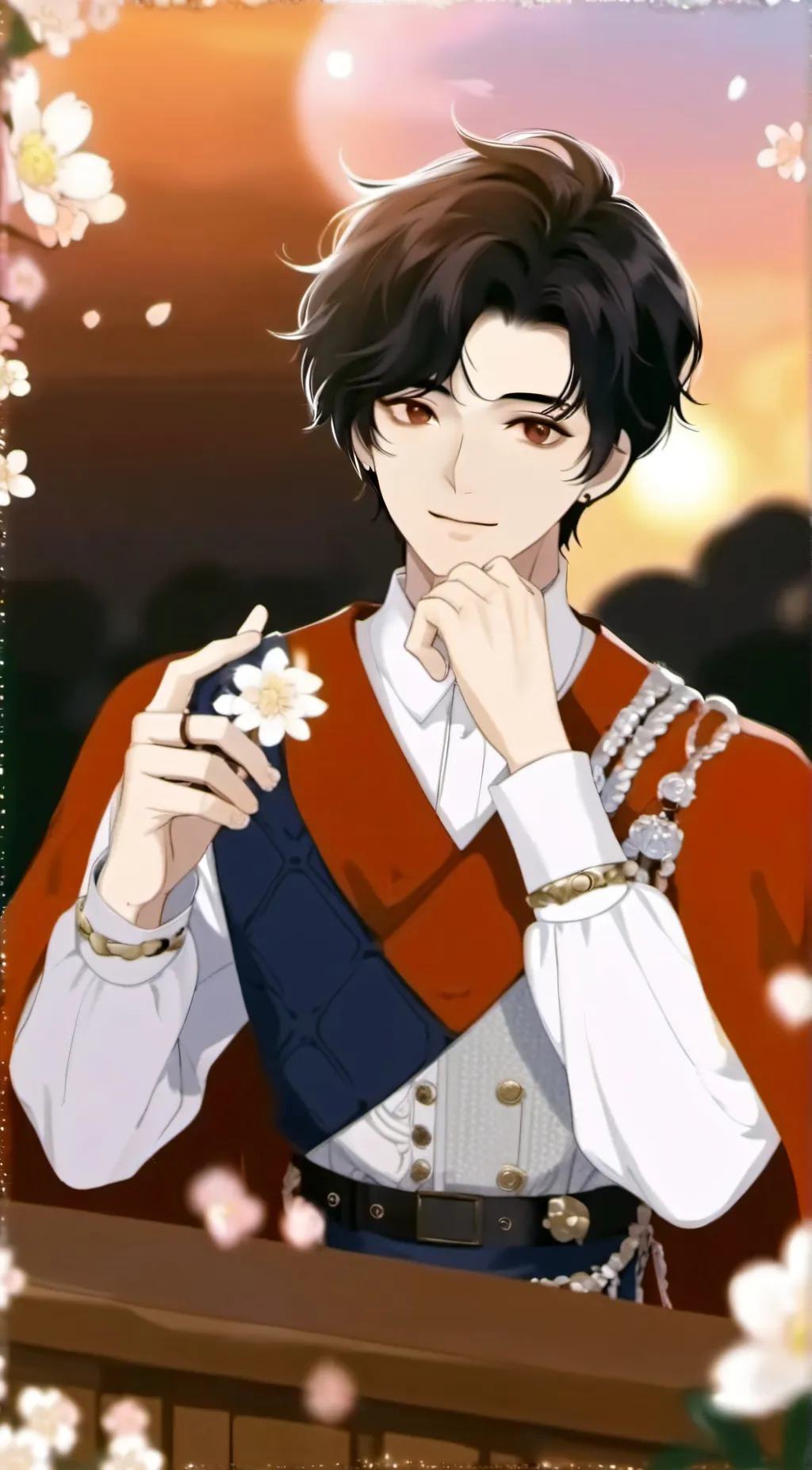 ai character: boy background