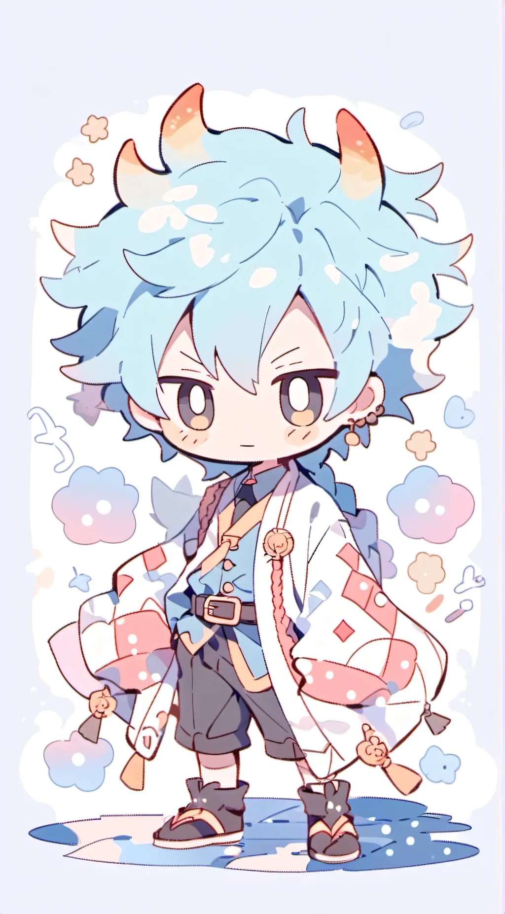 ai character: Demon yuichiro  background