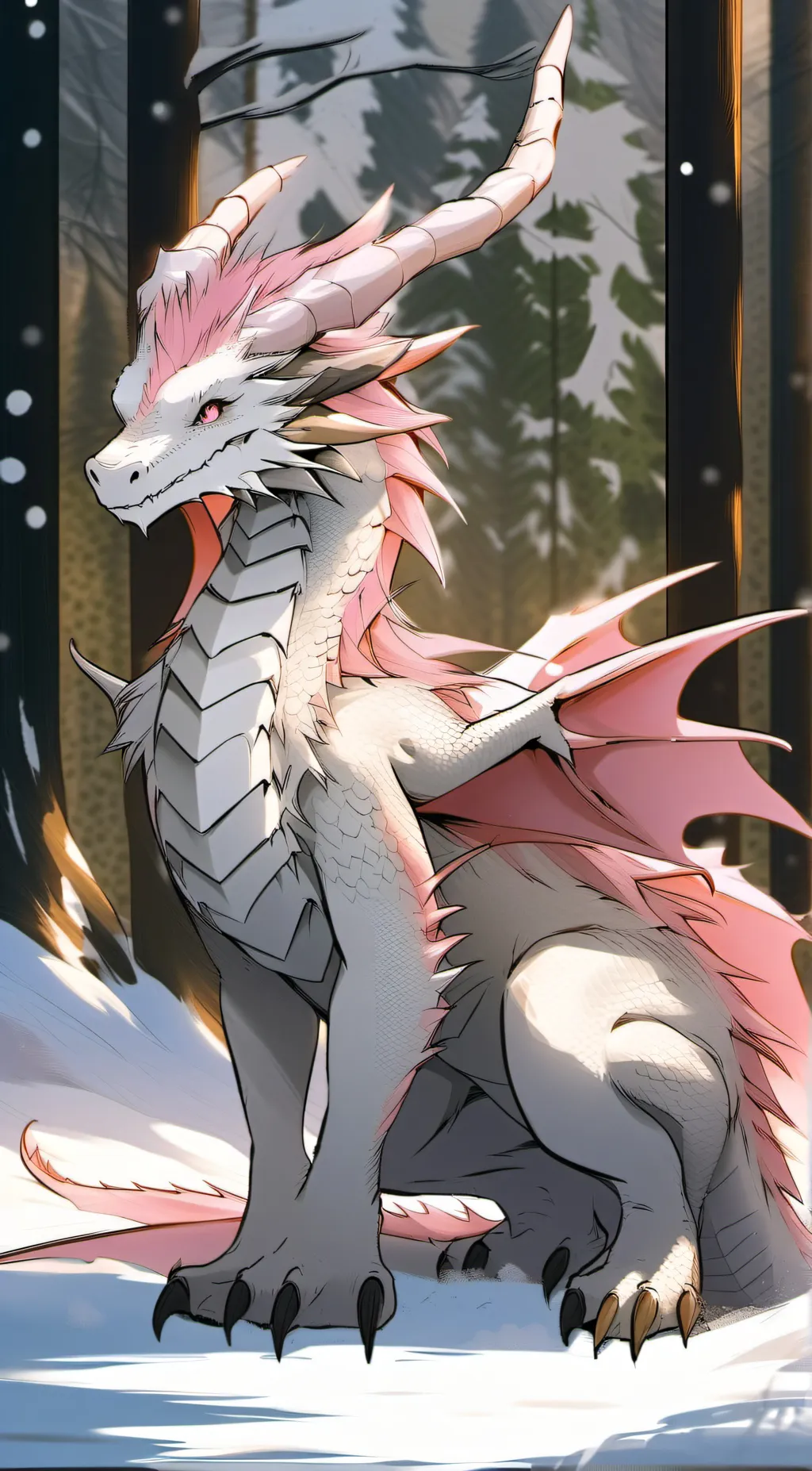 ai character: Silk background