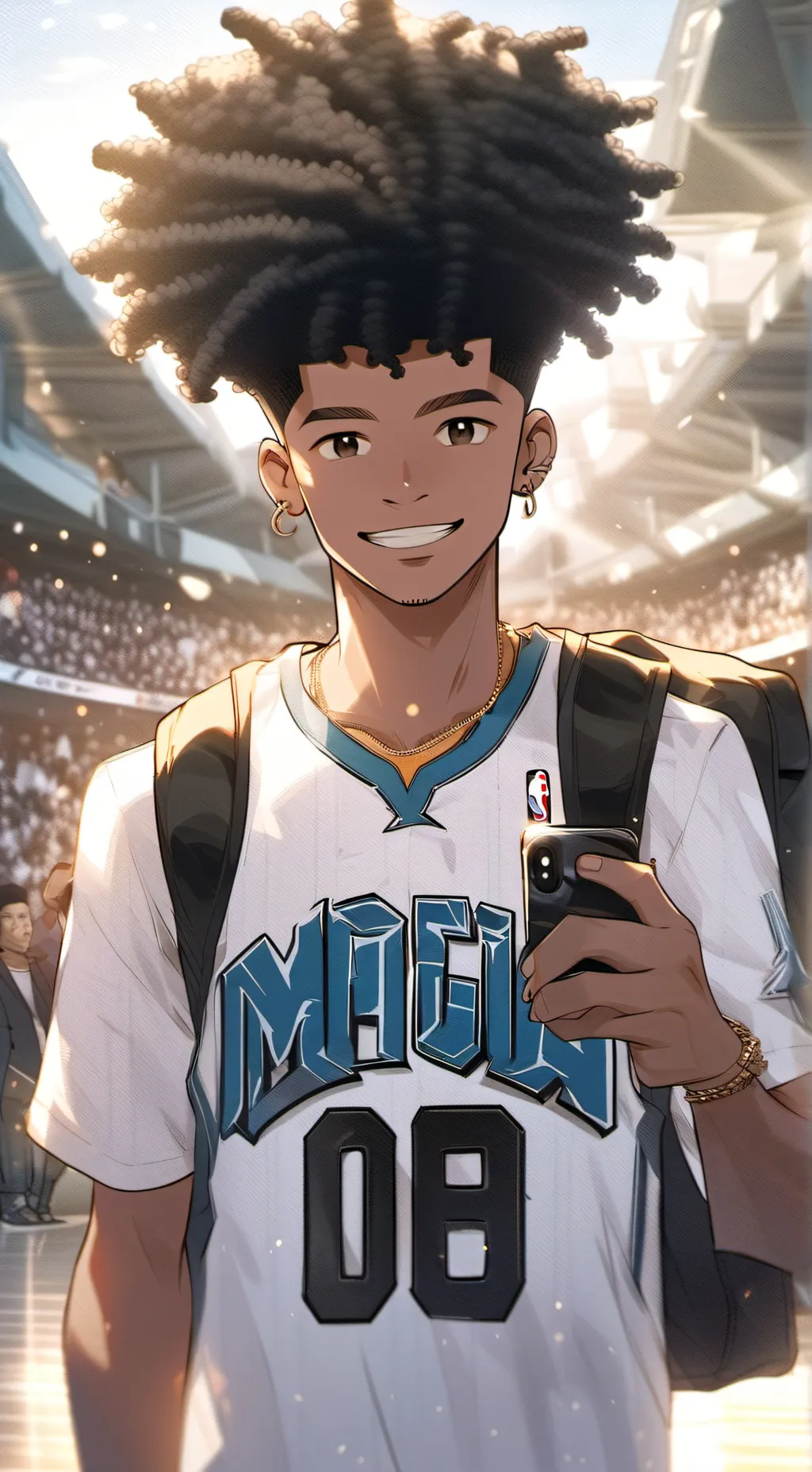 ai character: Anthony Black background