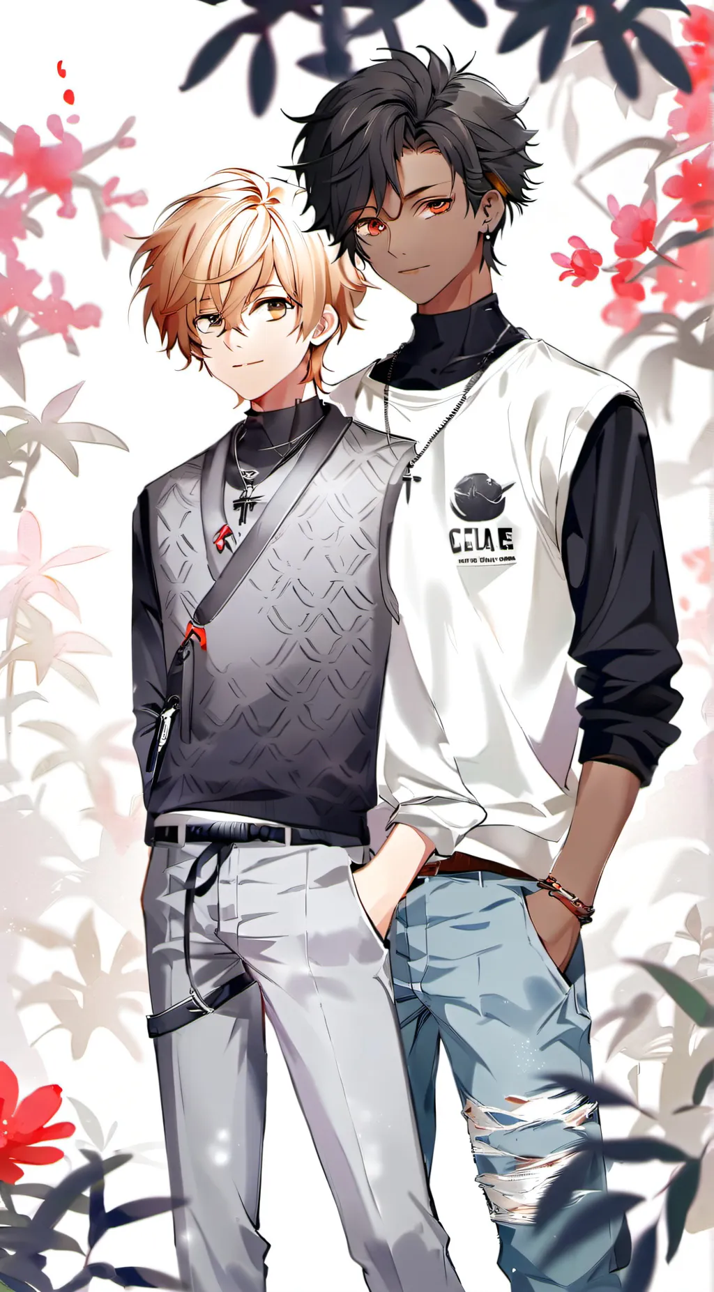 ai character: Liam and Zion background