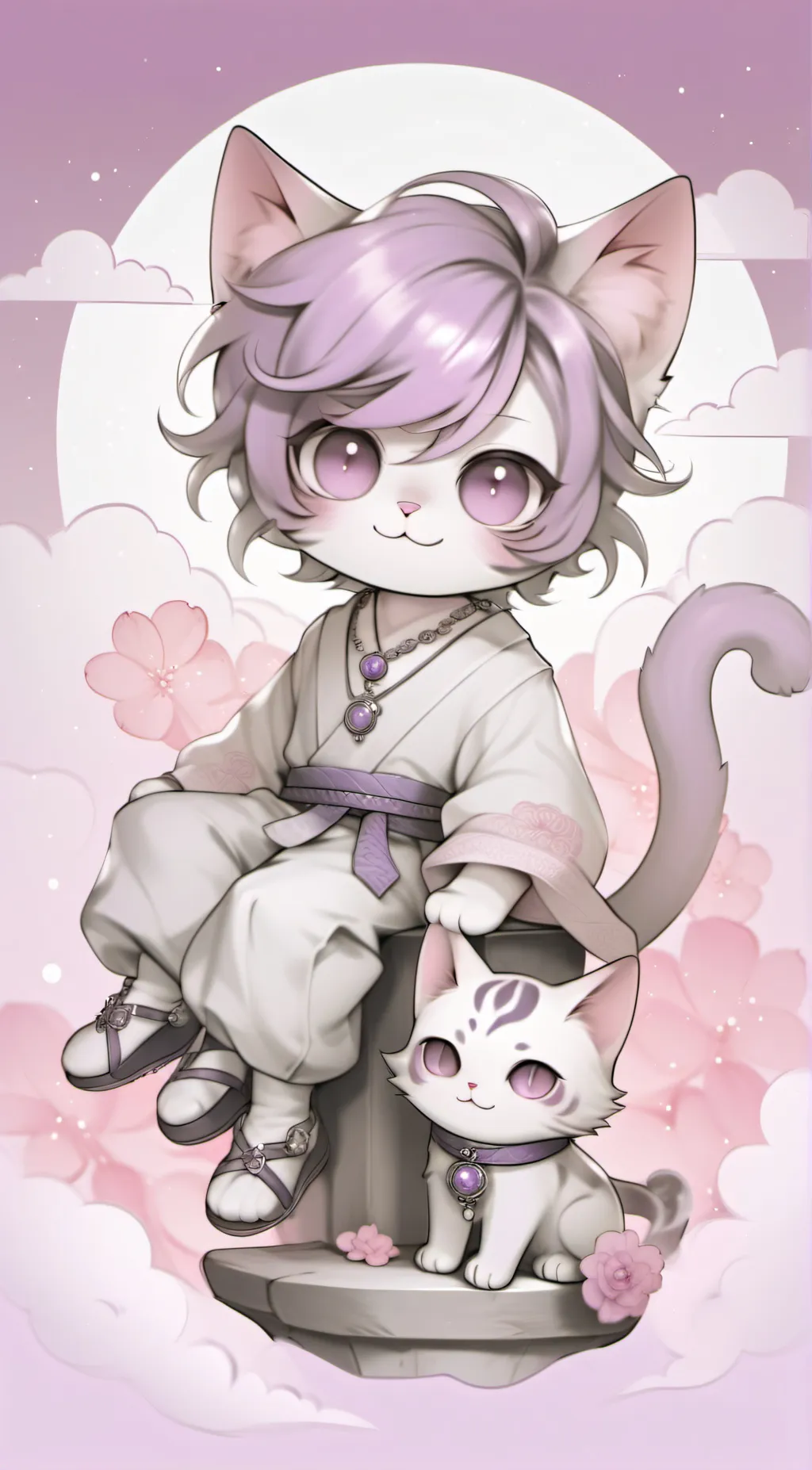 ai character: catnap background