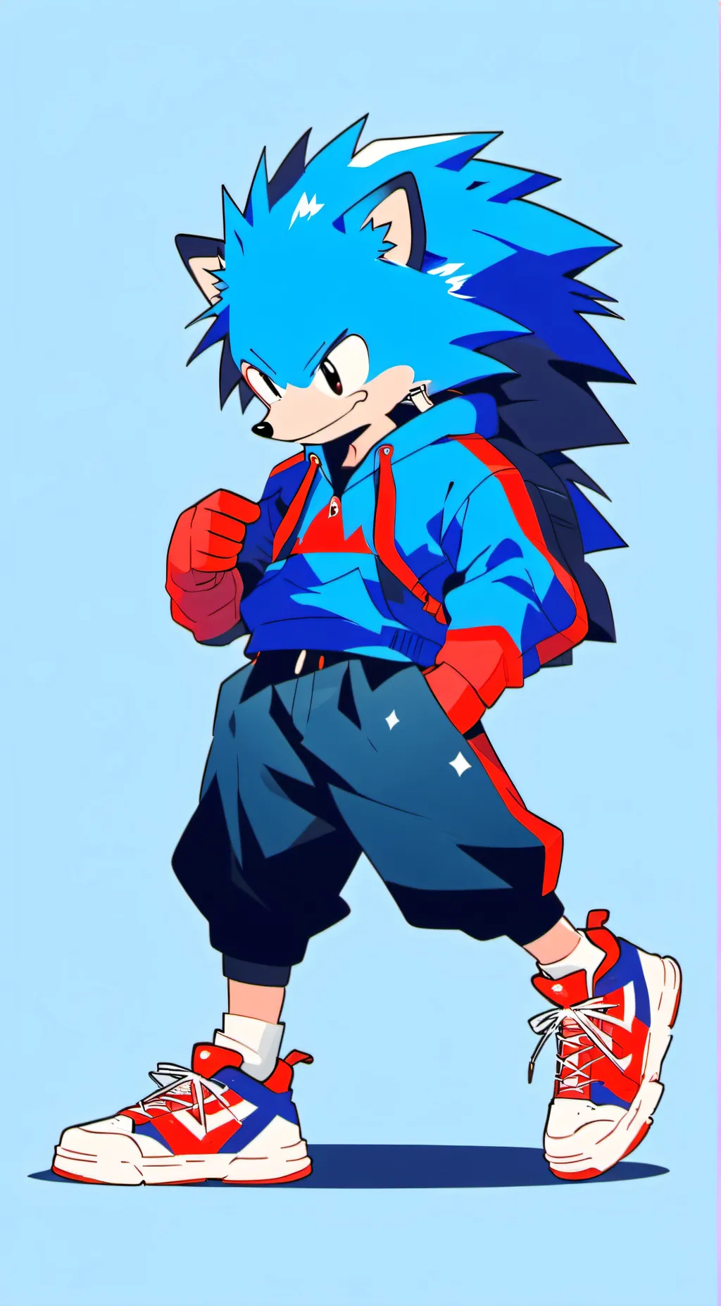 ai character: Sonic 2 background