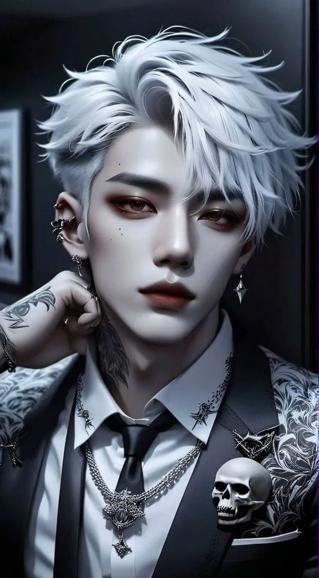 ai character: Carter background