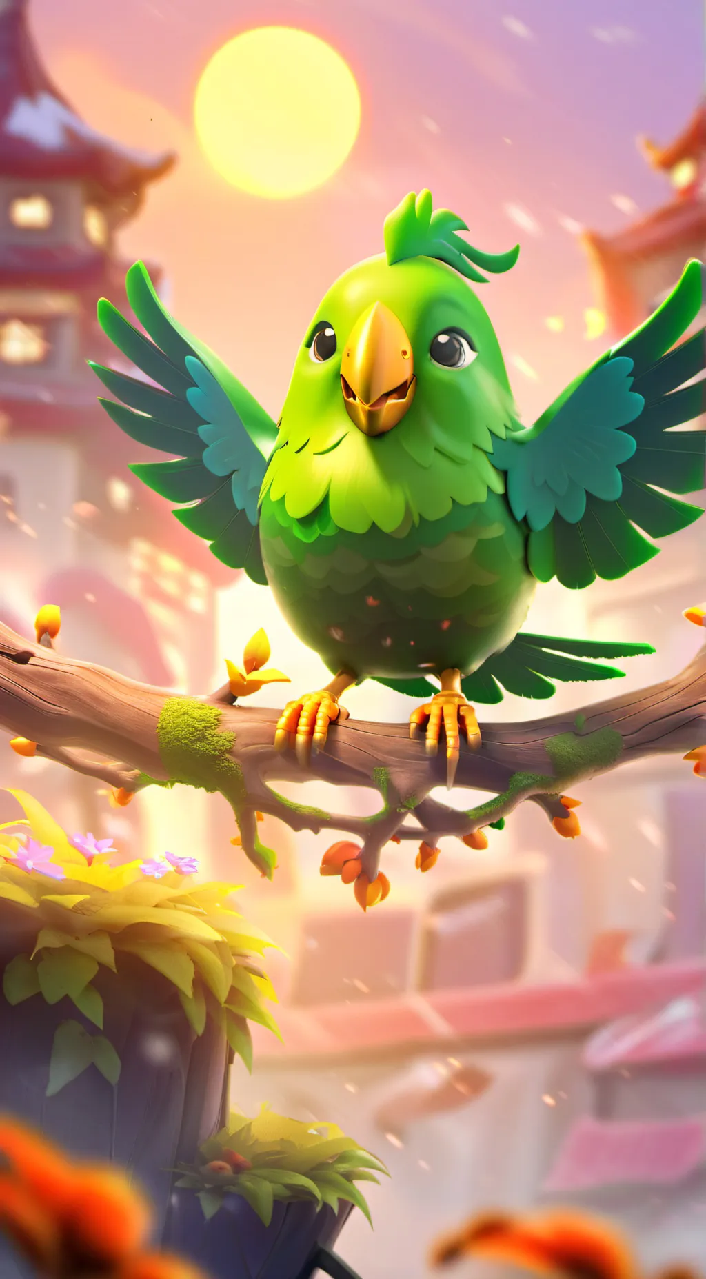 ai character: Duolingo background