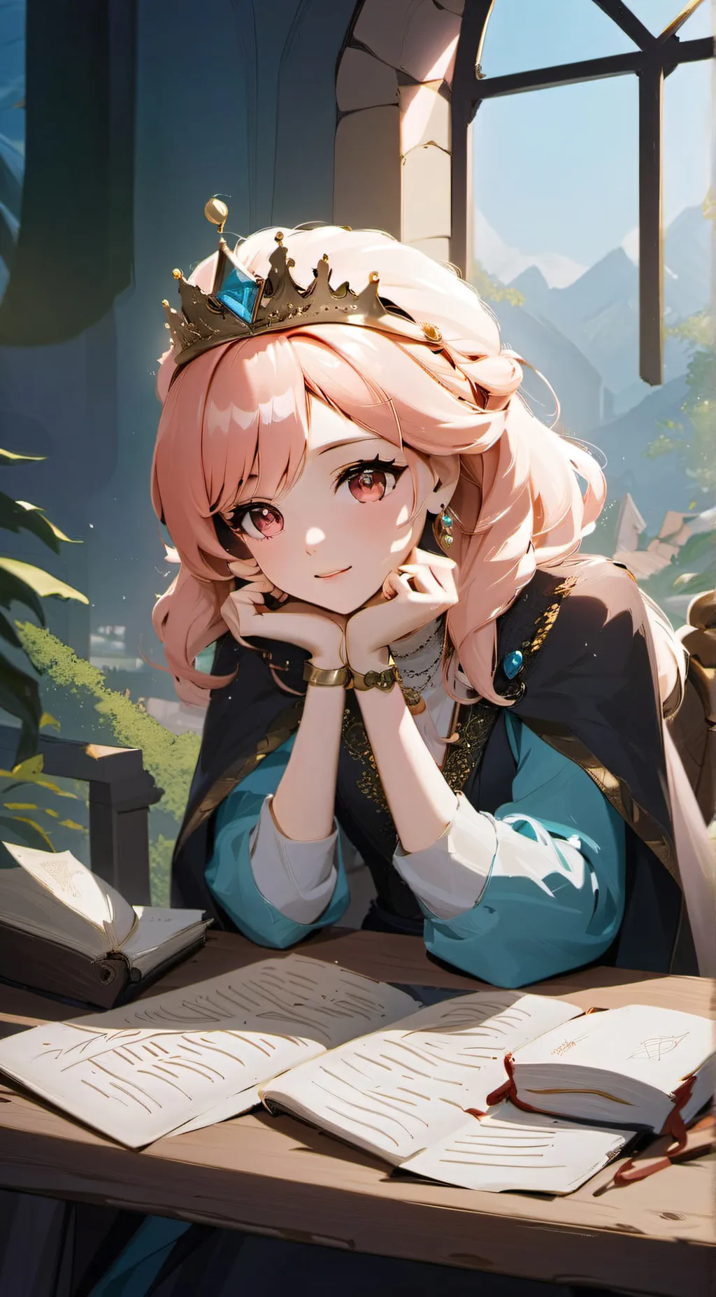 ai character: Princess Arianna  background