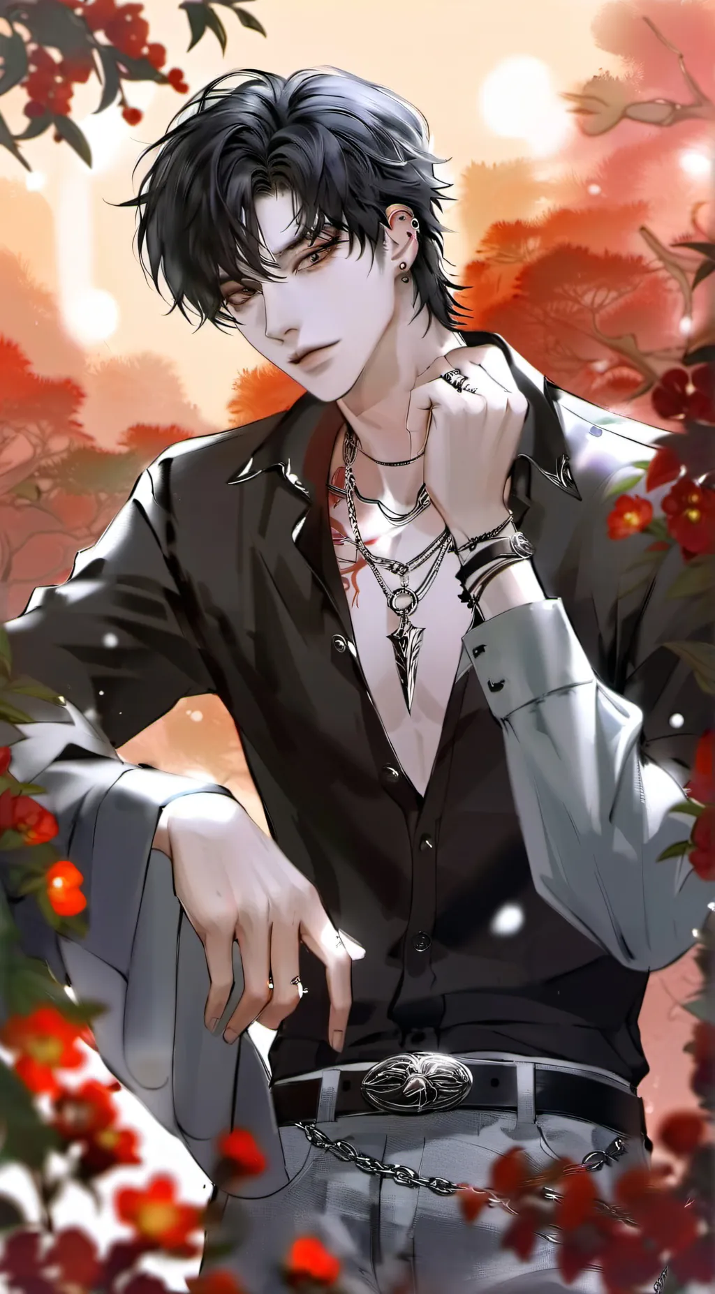 ai character: 🥀~Aaron~🥀 background