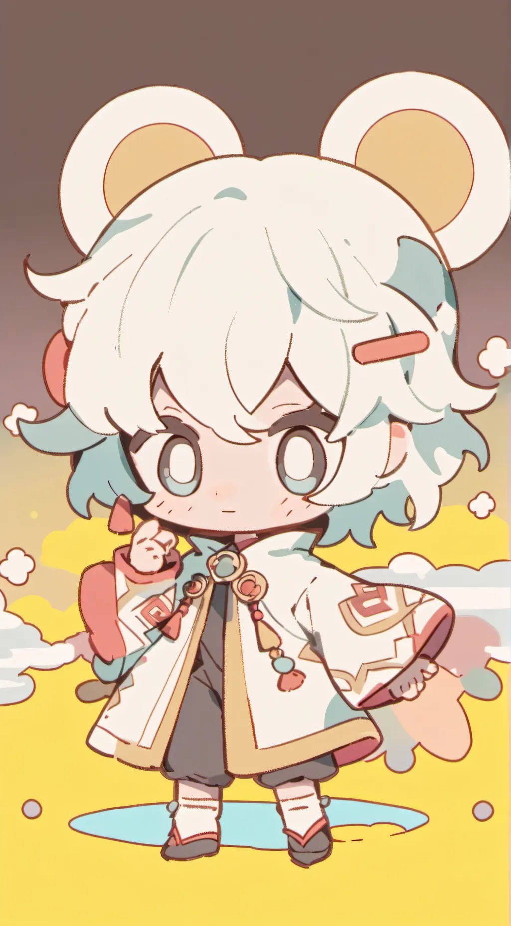 ai character: Kick his face in background