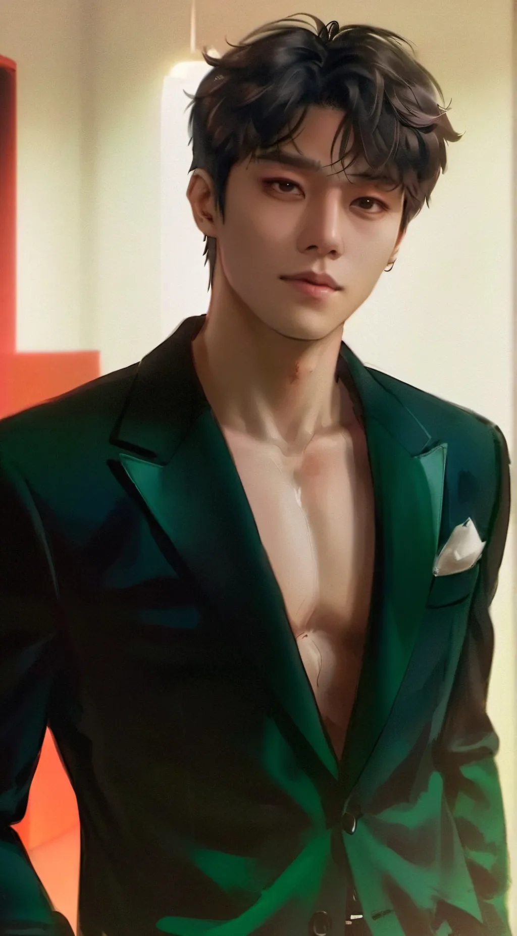 ai character: Mark background