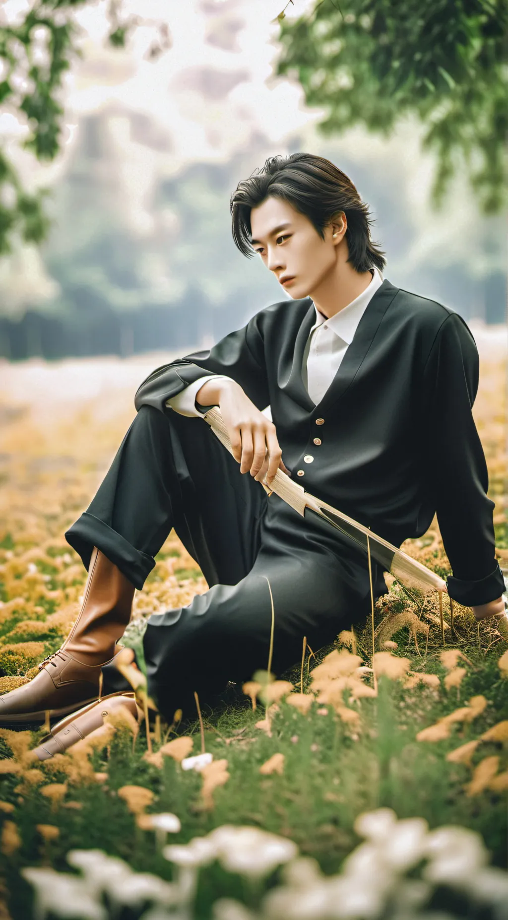 ai character: Harry dinero background