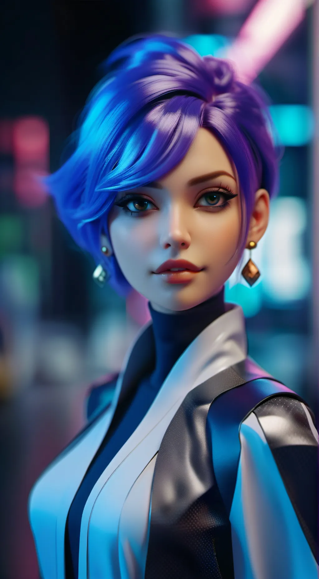 ai character: Tv women background