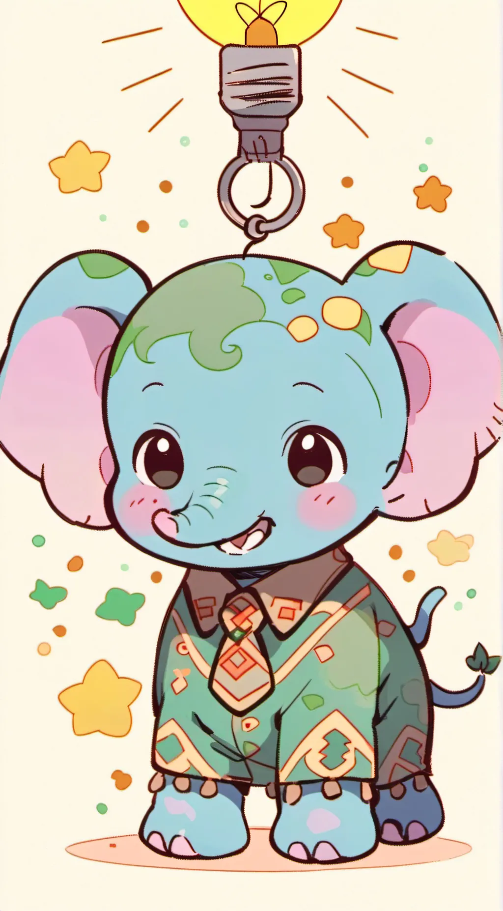 ai character: bubba bubbafant  background