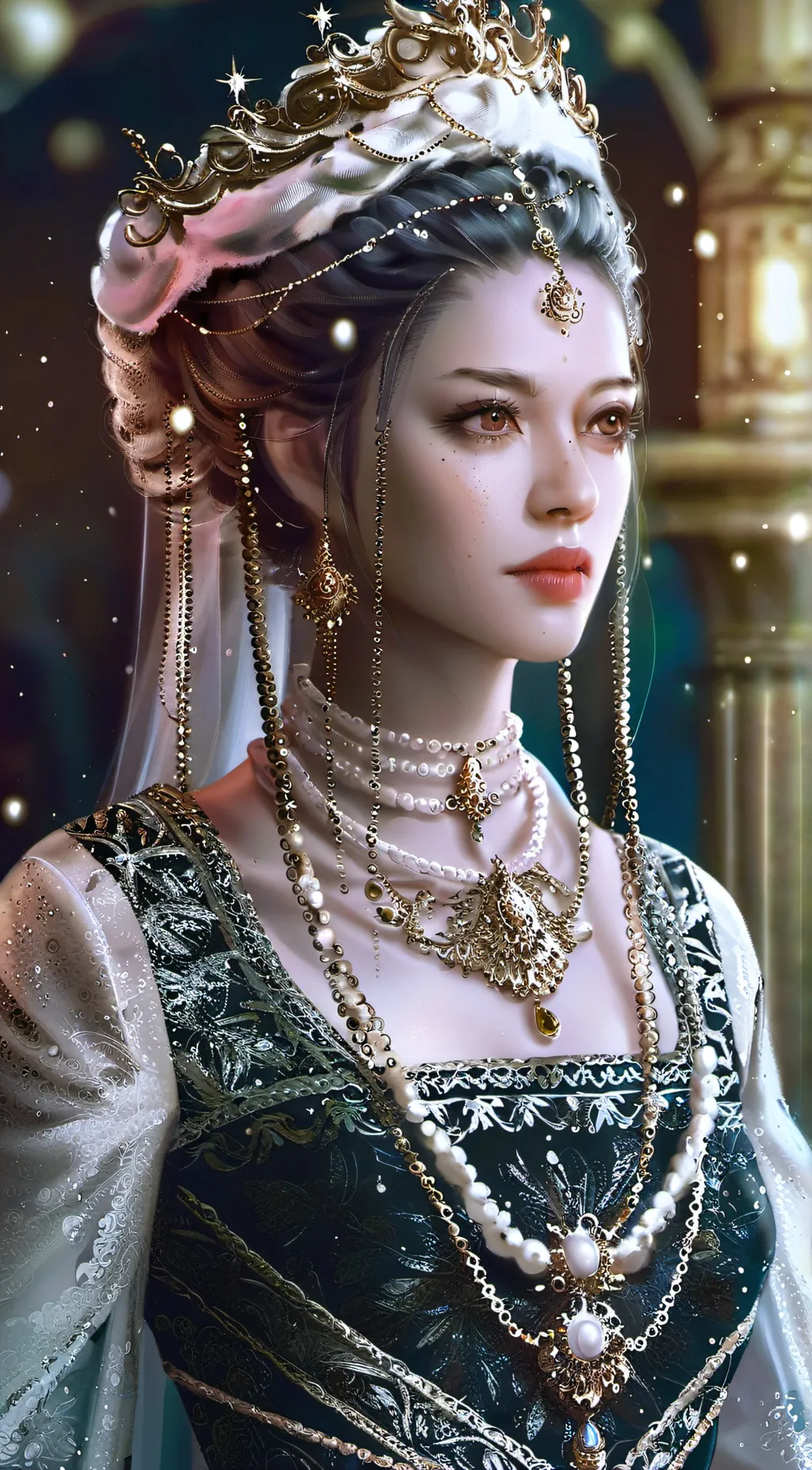 ai character: Queen Maria background