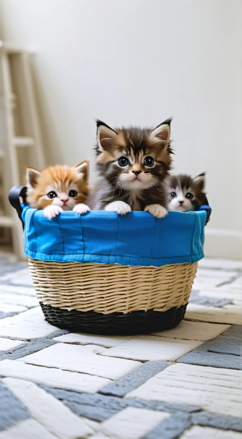 ai character: kitten  background