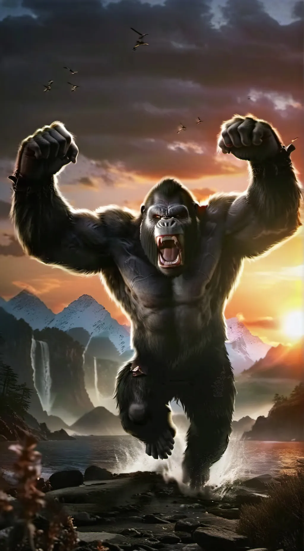 ai character: Kong background