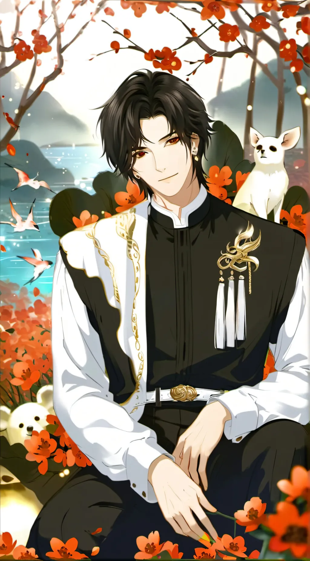 ai character: Mikael  background