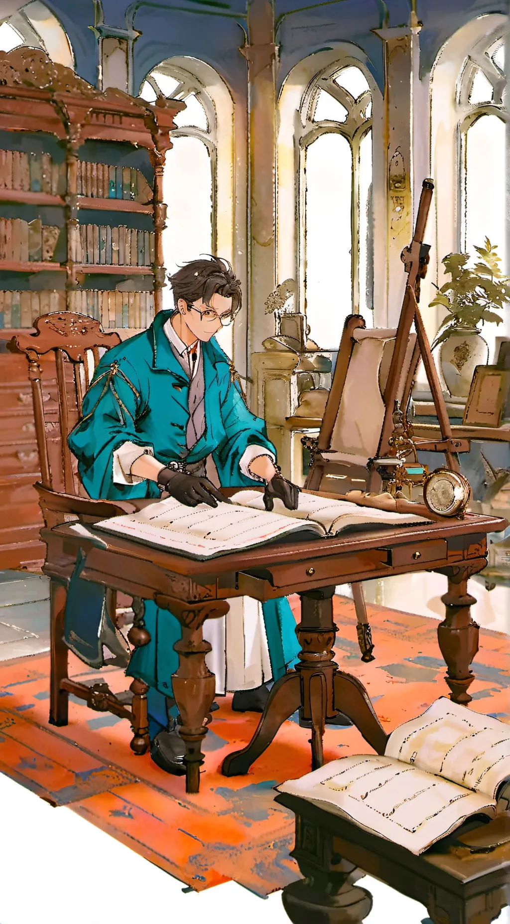 ai character: Benjamin background