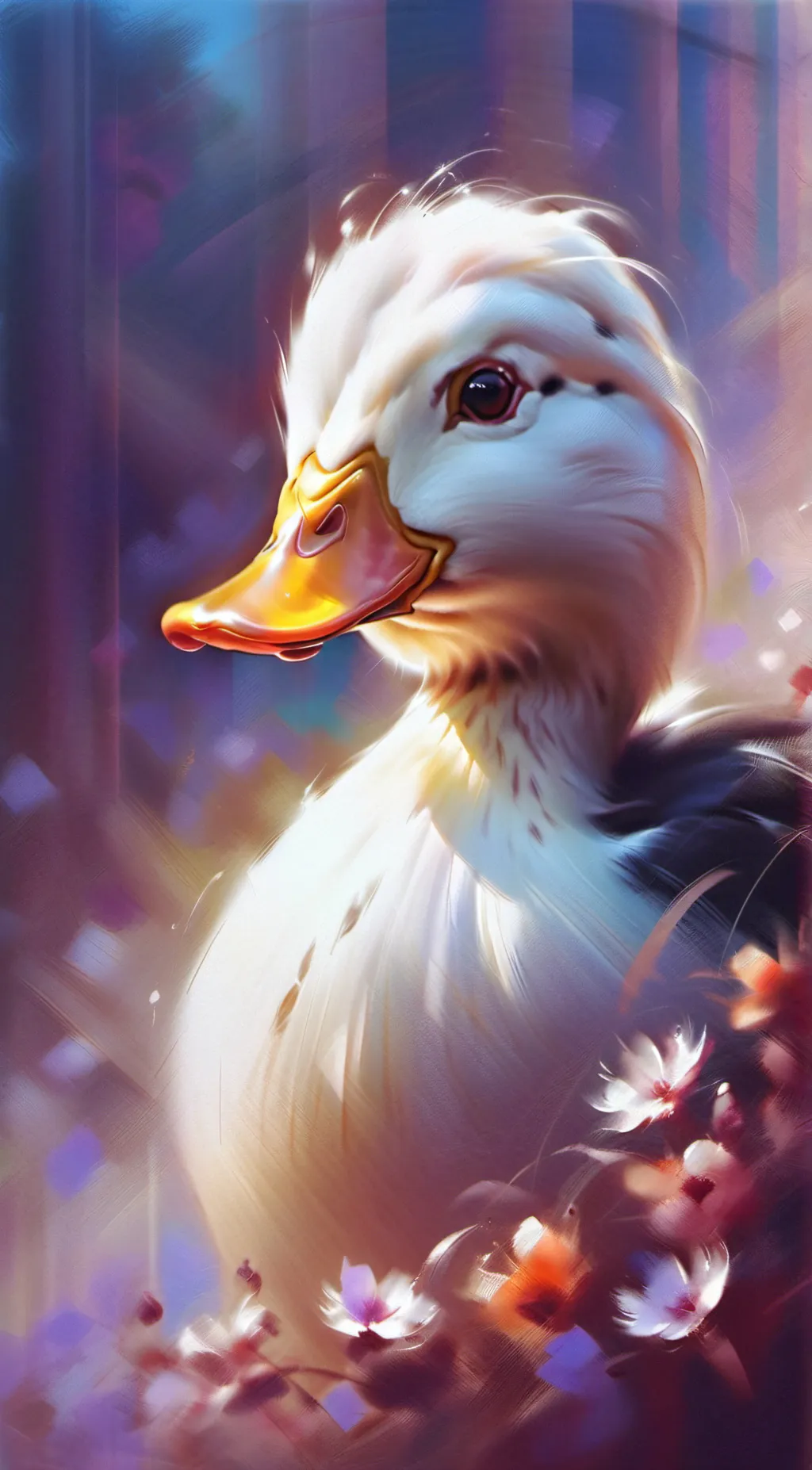 ai character: Duckie background