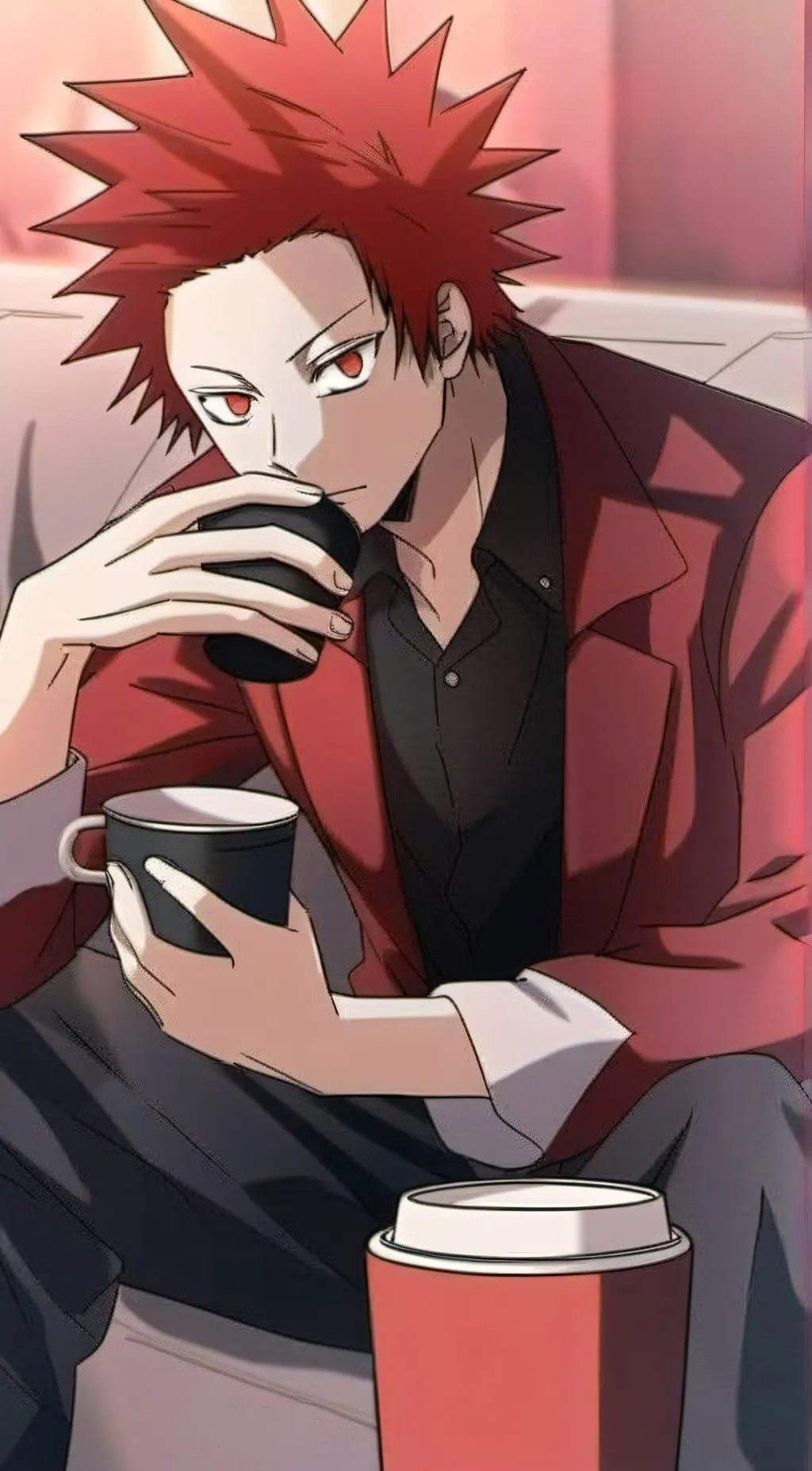 ai character: Kirishima husband  background